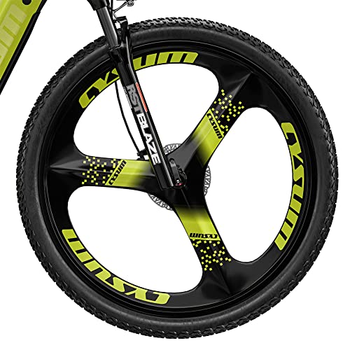 cysum Speedy E-Bike, E-Mountainbike, 29 Zoll (73,8 cm) für Erwachsene, Elektrofahrrad mit abnehmbarem Akku, 48 V, 14 Ah, Autonomie 80 km, 75 Nm, 25 km/h (29 Zoll grün) - Image 4