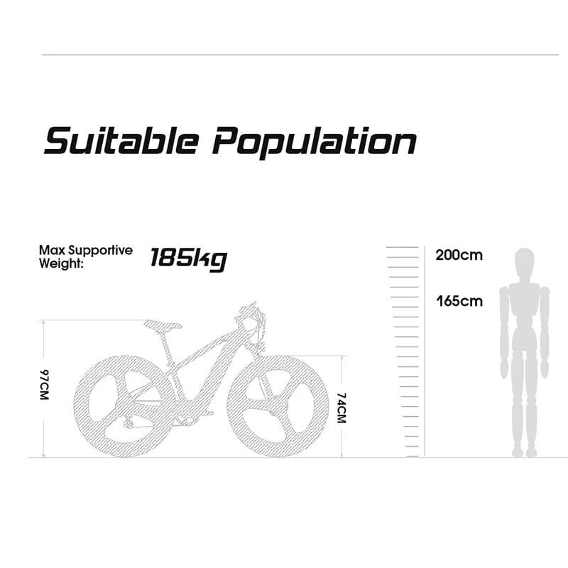 cysum Speedy E-Bike, E-Mountainbike, 29 Zoll (73,8 cm) für Erwachsene, Elektrofahrrad mit abnehmbarem Akku, 48 V, 14 Ah, Autonomie 80 km, 75 Nm, 25 km/h (29 Zoll grün) - Image 5