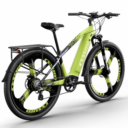 cysum Speedy E-Bike, E-Mountainbike, 29 Zoll (73,8 cm) für Erwachsene, Elektrofahrrad mit abnehmbarem Akku, 48 V, 14 Ah, Autonomie 80 km, 75 Nm, 25 km/h (29 Zoll grün) - Image 6