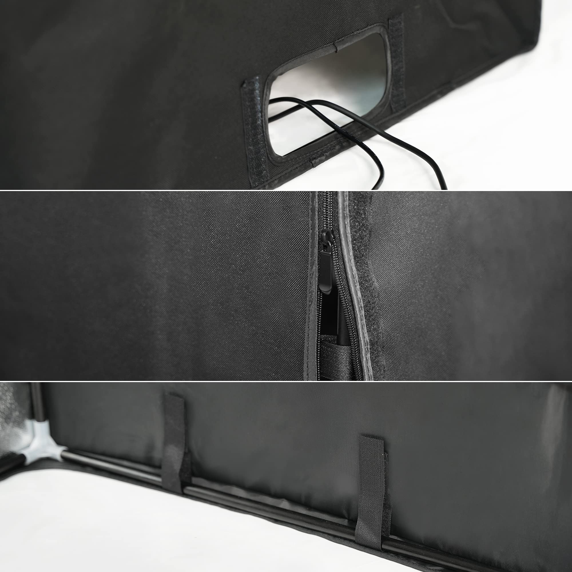 CZUR Fotostudio mit Handtasche, Fotobox Studio Box Scanner-Helfer, 60 * 60 * 60cm, Faltbar & Tragbar, geeignet für CZUR Buchscanner Dokumentenscanner - Image 5