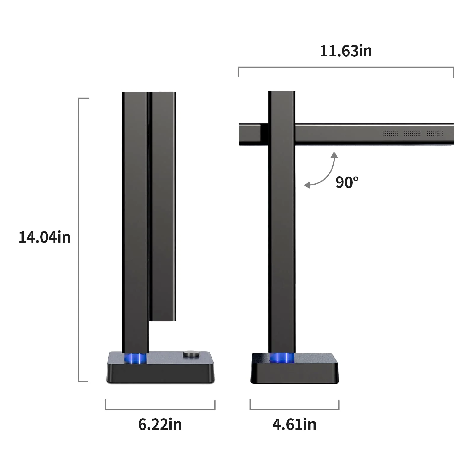 CZUR USB-Dokumentenkamera 8MP, A4 Overhead Scanner, Tragbarer Dokumentenscanner mit OCR, für Live-Präsentationen Webkonferenzen Online Unterricht, Kompatibel mit MacOS/Windows (Shine 800 Pro A4) - Image 3