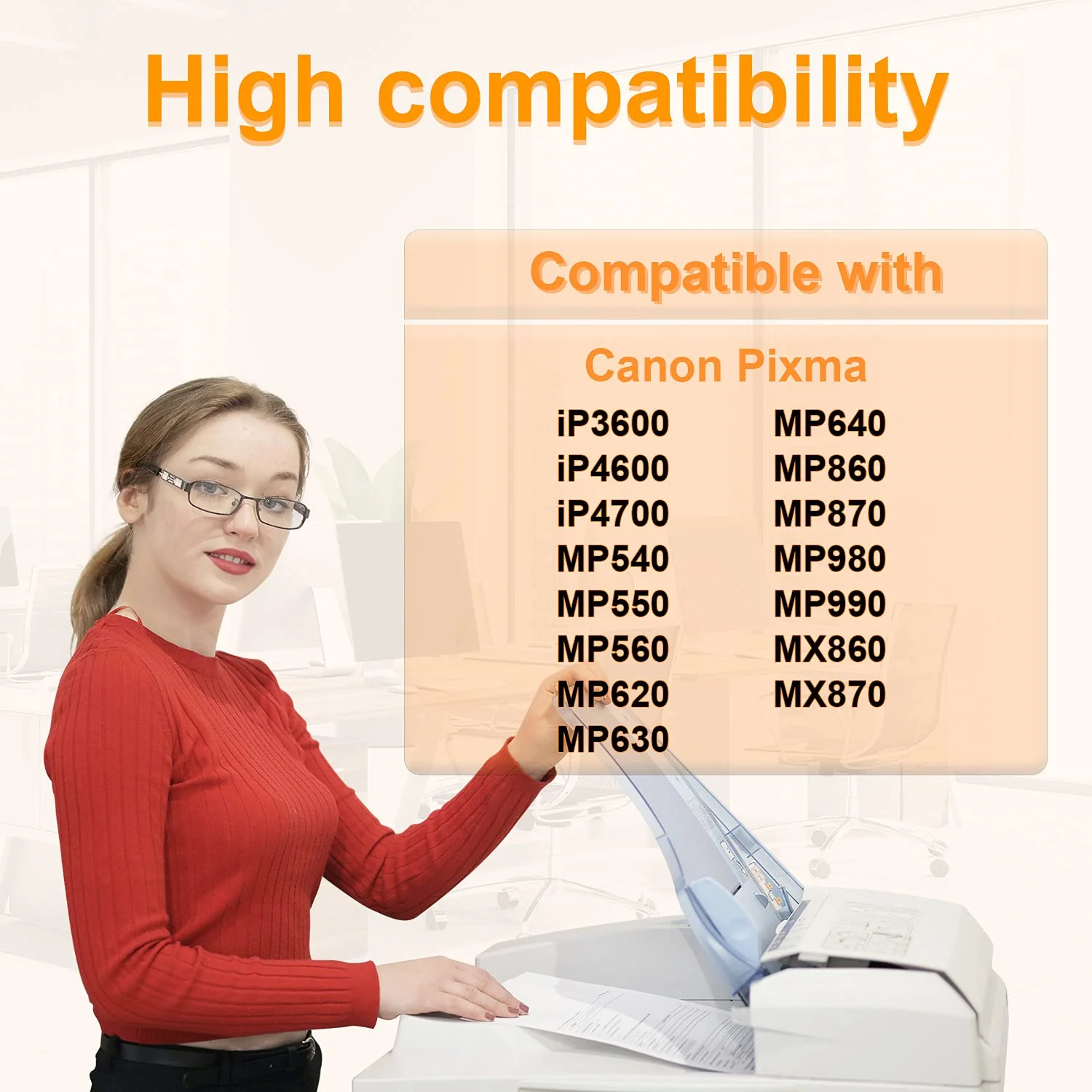 D&C 20x Druckerpatronen geeignet für Canon PGI-520 CLI-521 Pixma IP3600 Series IP4600 Series IP4600X IP4700 MP540 MP550 MP560 MP620 Series MP630 MP640 Series MP640R MP980 MP990 MX860 MX870 Series - Image 6