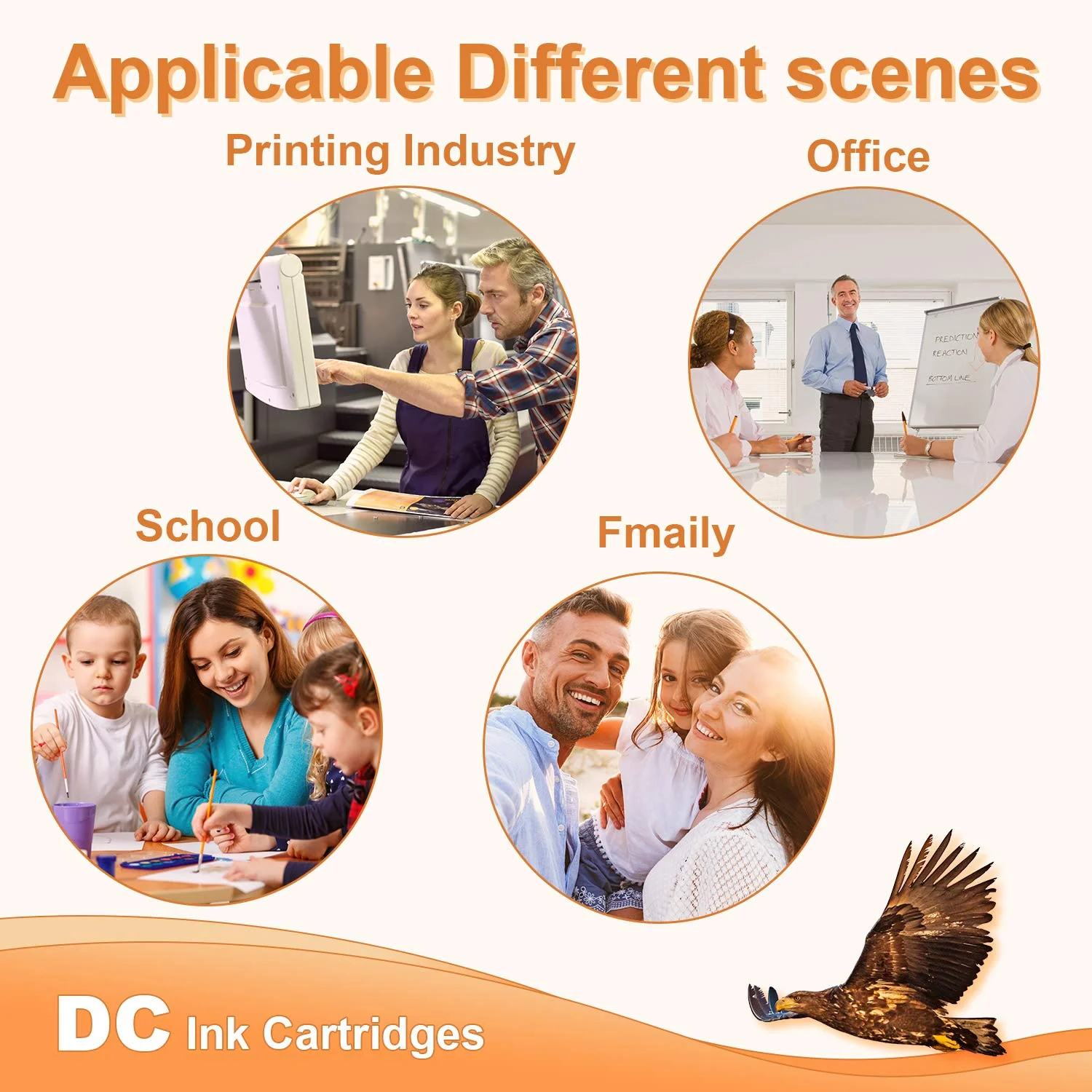 D&C 9X Druckerpatronen Kompatibel für Canon PGI-525 CLI-526 für Canon Pixma IP4840 IP4850 IP4900 MG5140 MG5150 MG5240 MX710 MX715 MG6100 MG6150 MG6200 IP4950 IX6550 MG5250 MG5300 MG5340 MG5350 MG6250 - Image 3
