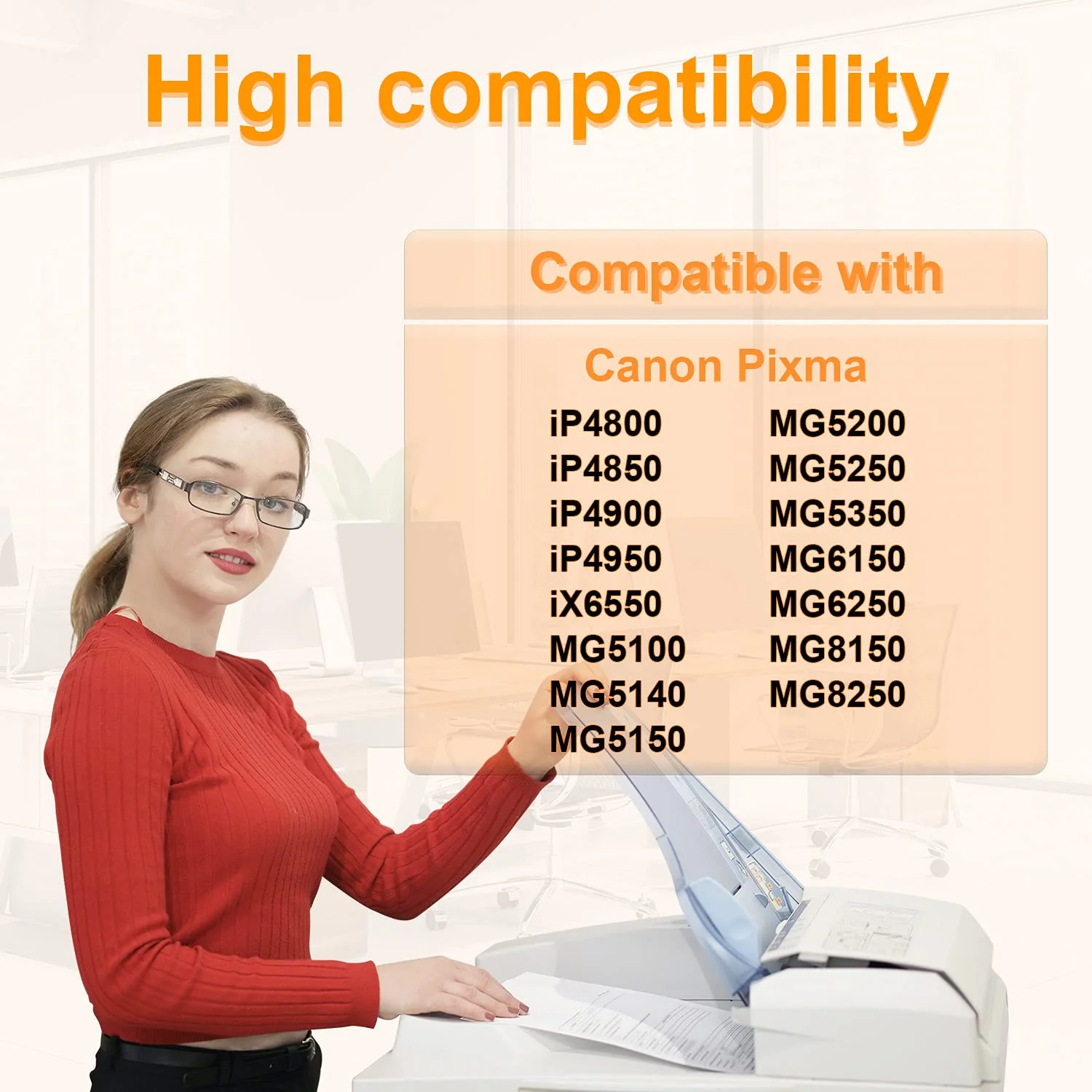 D&C 9X Druckerpatronen Kompatibel für Canon PGI-525 CLI-526 für Canon Pixma IP4840 IP4850 IP4900 MG5140 MG5150 MG5240 MX710 MX715 MG6100 MG6150 MG6200 IP4950 IX6550 MG5250 MG5300 MG5340 MG5350 MG6250 - Image 5