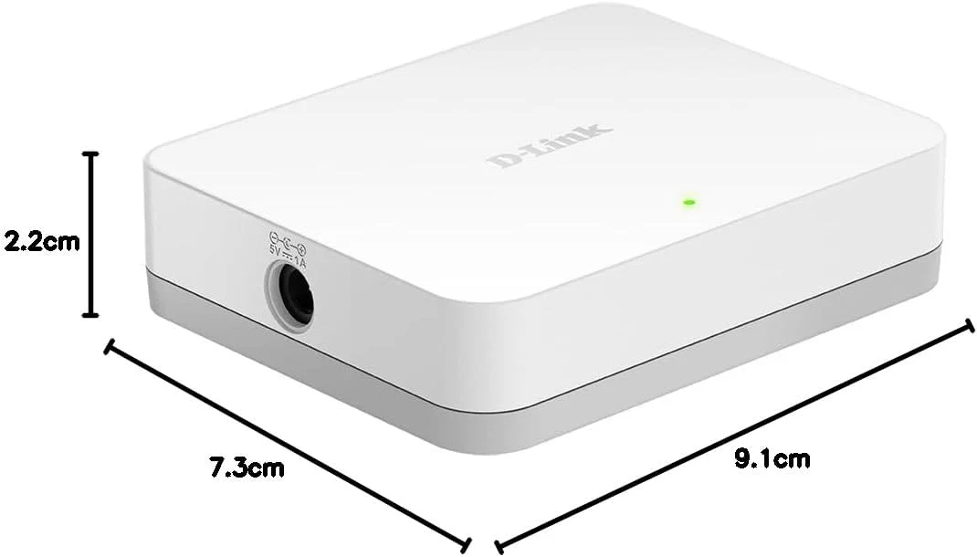 D-Link GO-SW-5G 5-Port Gigabit Easy Desktop Switch (10/100/1000 Mbit/s, automatische MDI/MDIX-Erkennung) weiß - Image 7