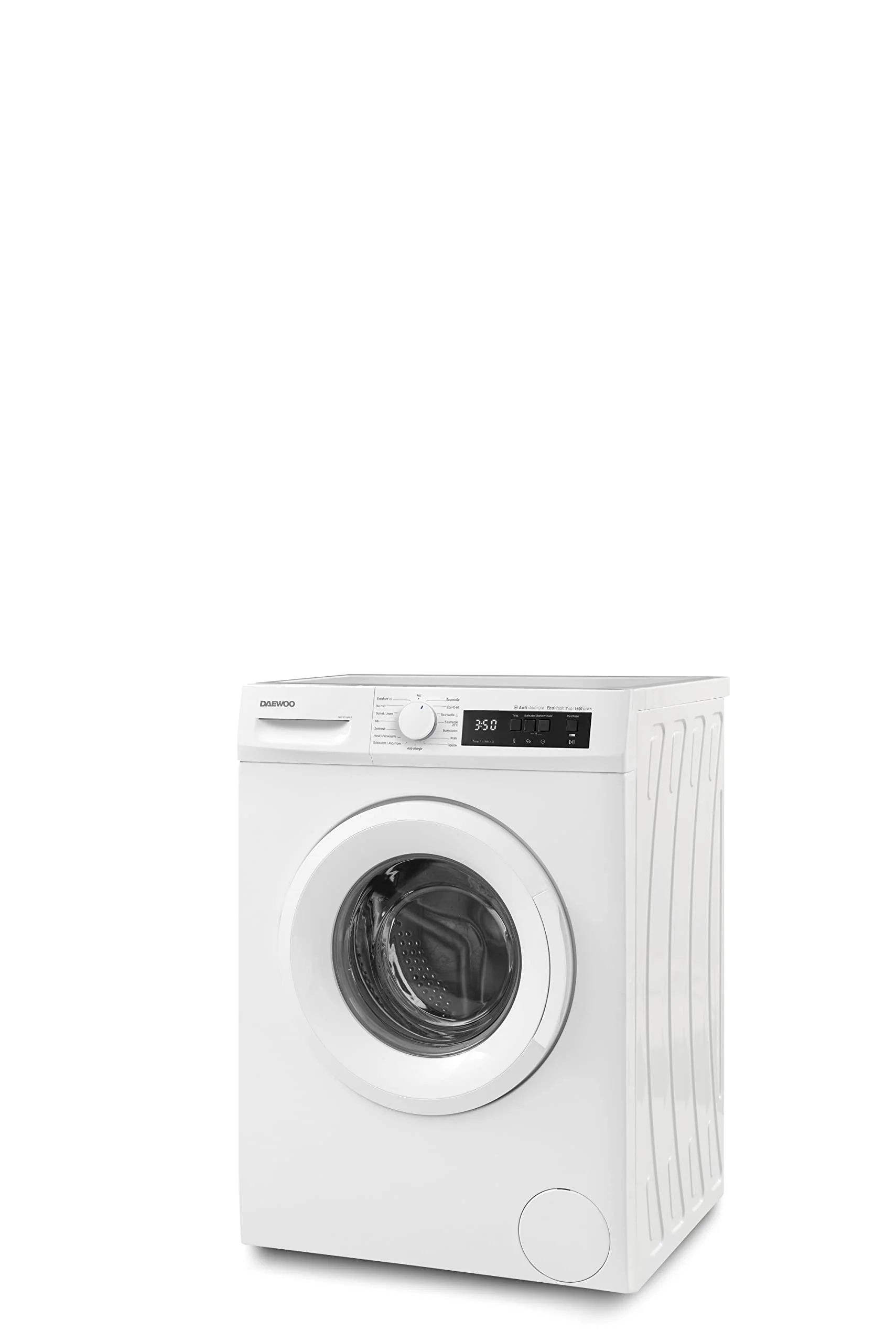Daewoo WM714T1WA0DE Waschmaschine Frontlader, 7 kg, 1400 U/min/Advanced Inverter Motor, 15 Programme inkl. 15 min Kurzprogramm, AquaStop, Weiß - Image 8