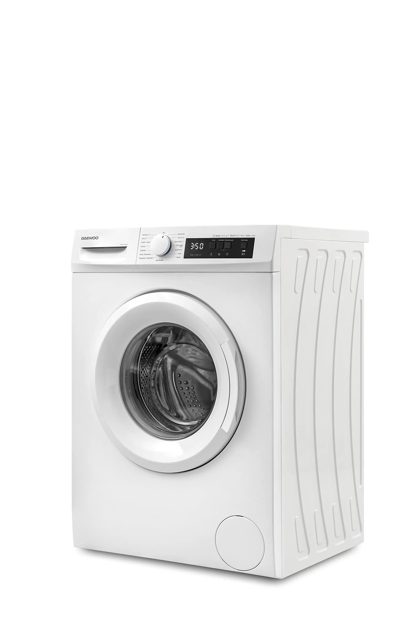 Daewoo WM914T1WA0DE Waschmaschine Frontlader, 9 kg, 1400 U/min, Advanced Inverter Motor, 15 Programme inkl. 15 min Kurzprogramm, AquaStop, Weiß - Image 8