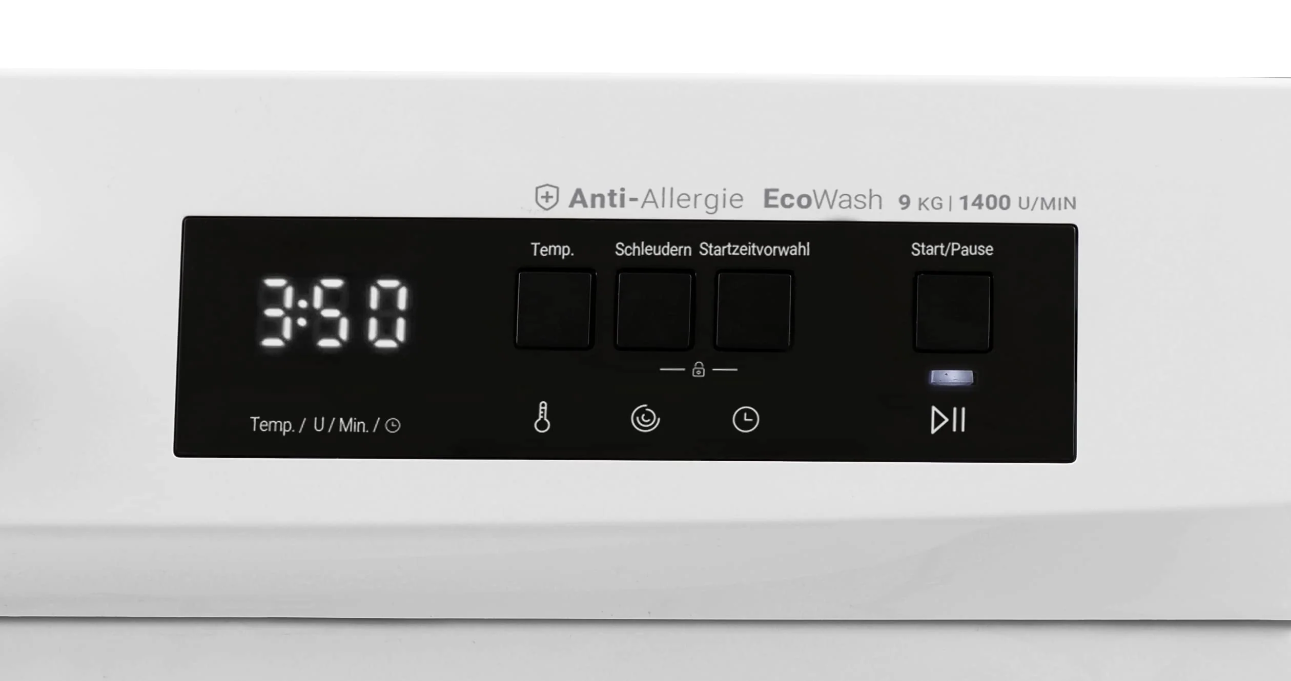 Daewoo WM914T1WA0DE Waschmaschine Frontlader, 9 kg, 1400 U/min, Advanced Inverter Motor, 15 Programme inkl. 15 min Kurzprogramm, AquaStop, Weiß - Image 9