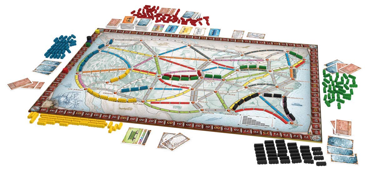 Days of Wonder, UNbox Now, Zug um Zug, Grundspiel, Familienspiel, Spiel des Jahres 2004, 2-5 Spieler, Ab 8+ Jahren, 45+ Minuten, Deutsch - Image 3