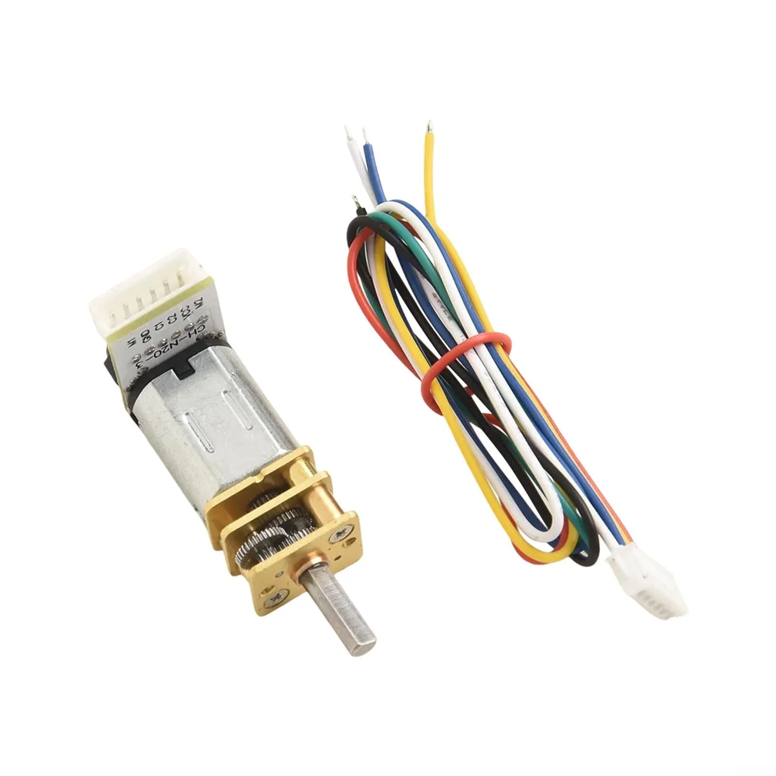 DC 6V Metall Getriebemotor mit Encoder für GA12 für N20, für RC Hobbys und kleine Roboteranwendungen (300 U/min) - Image 7