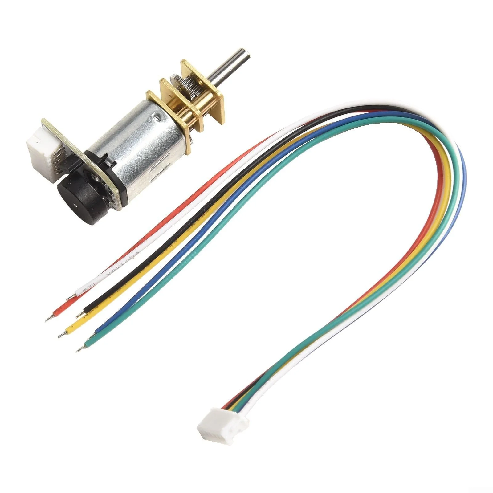 DC 6V Metall Getriebemotor mit Encoder für GA12 für N20, für RC Hobbys und kleine Roboteranwendungen (300 U/min) - Image 9