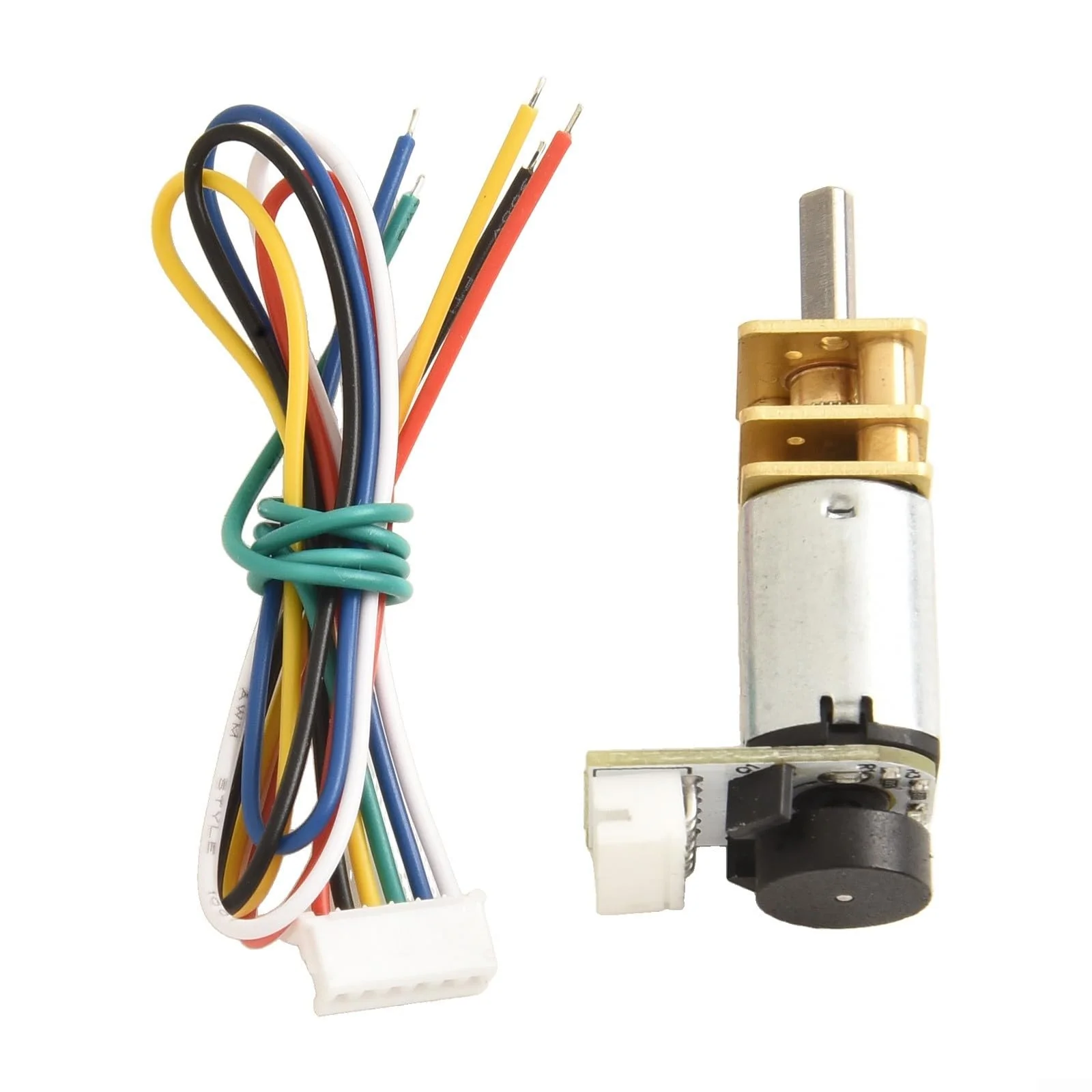 DC 6V Metall Getriebemotor mit Encoder für GA12 für N20, für RC Hobbys und kleine Roboteranwendungen (500RPM)