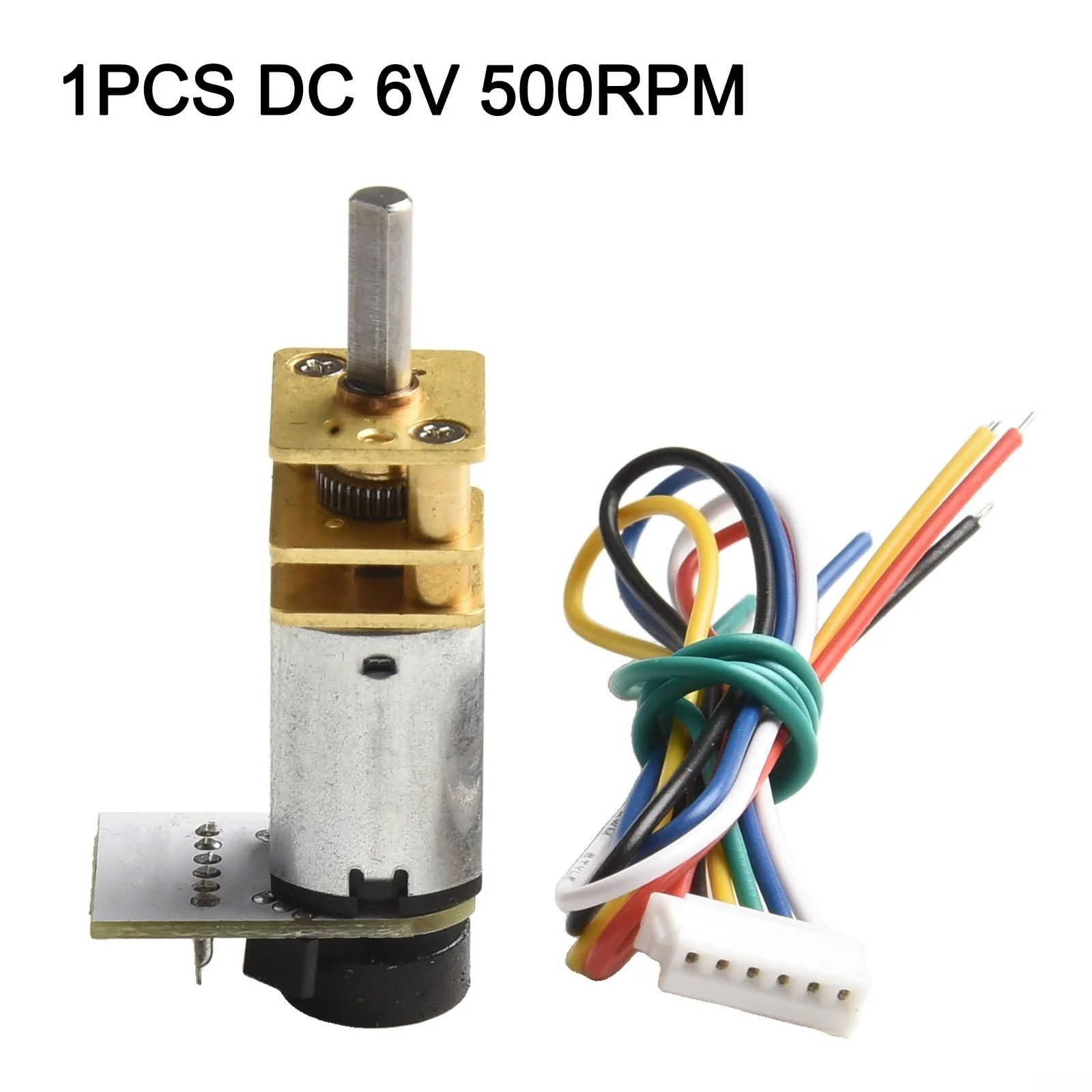 DC 6V Metall Getriebemotor mit Encoder für GA12 für N20, für RC Hobbys und kleine Roboteranwendungen (500RPM) - Image 5