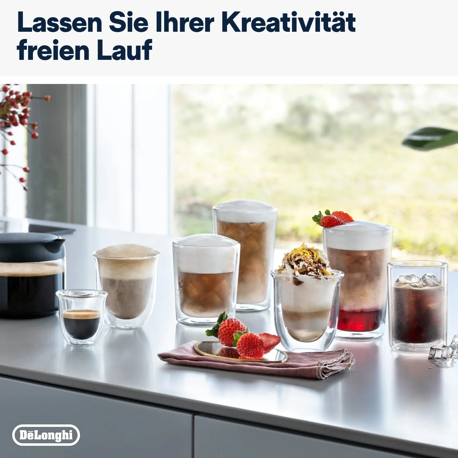 De’Longhi Eletta Explore - Perfetto Kaffeevollautomat mit LatteCrema-Milchaufschäumer, 50 Getränke inklusive Cold Brew auf Knopfdruck, farbiges Touch-Display, Dunkelgrau (ECAM452.67.G) - Image 6
