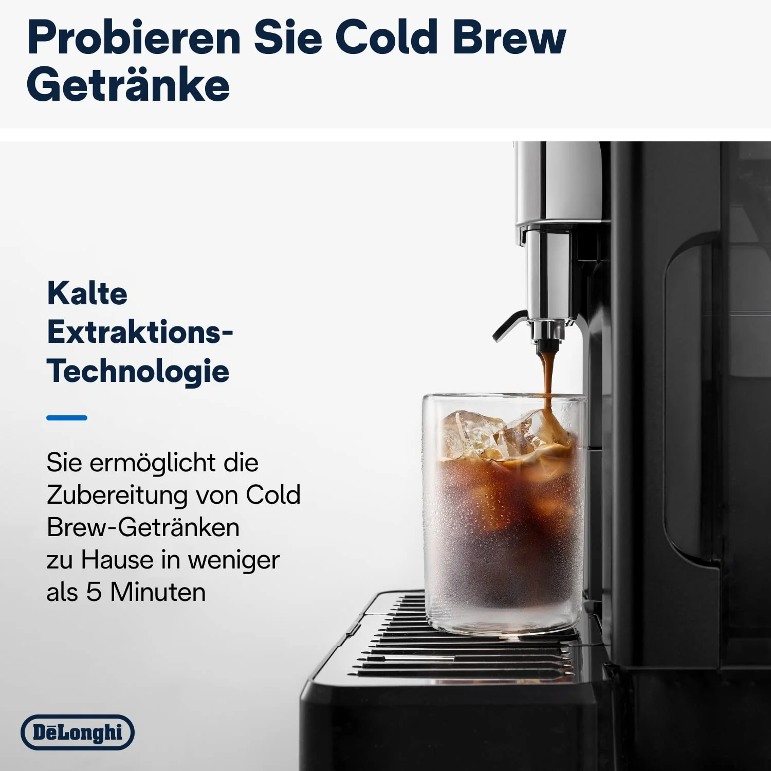 De’Longhi Eletta Explore - Perfetto Kaffeevollautomat mit LatteCrema-Milchaufschäumer, 50 Getränke inklusive Cold Brew auf Knopfdruck, farbiges Touch-Display, Dunkelgrau (ECAM452.67.G) - Image 7