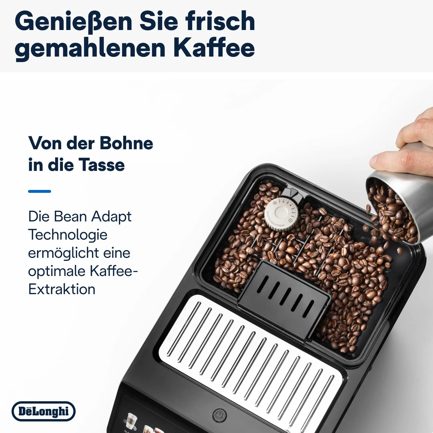 De’Longhi Eletta Explore - Perfetto Kaffeevollautomat mit LatteCrema-Milchaufschäumer, 50 Getränke inklusive Cold Brew auf Knopfdruck, farbiges Touch-Display, Dunkelgrau (ECAM452.67.G) - Image 9