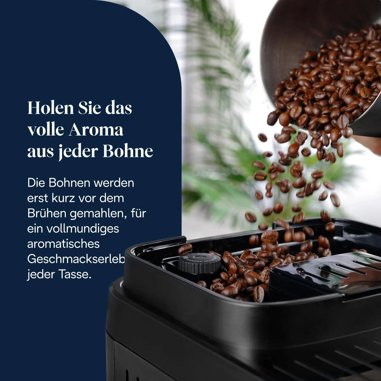 De’Longhi Magnifica Evo Next - Perfetto Kaffeevollautomat mit LatteCrema-Milchaufschäumer, 13 One-Touch-Getränke, Coffee- und Cappuccino Kaffeemaschine, farbiges Touch-Display, Titan (ECAM312.80.TB) - Image 8