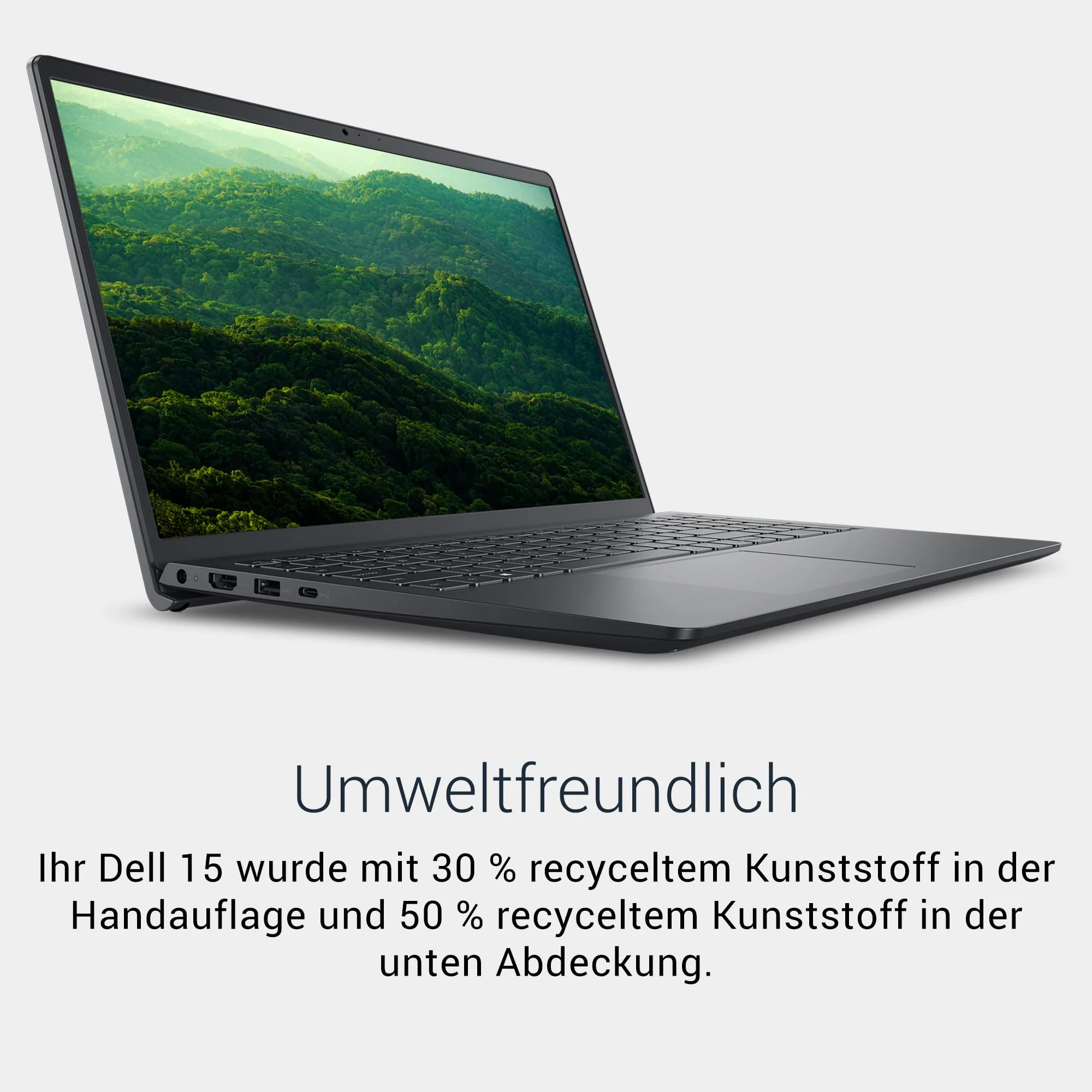 Dell 15 Laptop DC15250 15,6" FHD (1920 x 1080) 120Hz, Intel Core i5-1334U, Intel UHD Grafik, 16GB DDR4 RAM, 512GB SSD, Windows 11 Home, QWERTZ-Tastatur – Schwarz - Image 9