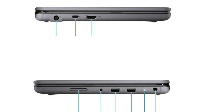 Dell Business Laptop Notebook Latitude 3120 Pentium N6000 8GB 128GB SSD 1366x768 Windows 11 QWERTZ (Generalüberholt) - Image 2