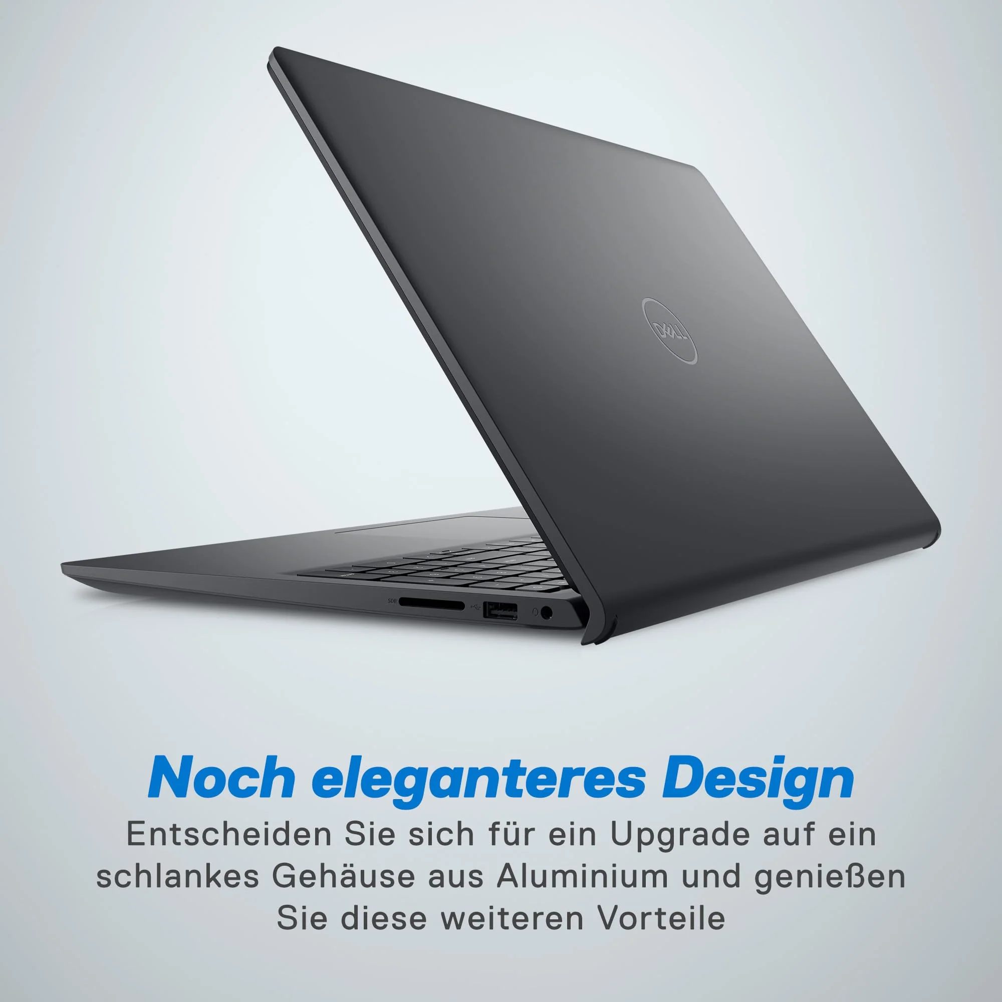 Dell Inspiron 15 3535 Laptop 15.6 Inch FHD 120Hz, AMD Ryzen 5 7520U, 8GB RAM LPDDR5, 512GB SSD, AMD Radeon Graphics, Intel Wi-Fi 6, Windows 11 Home, German QWERTY Black - Image 4