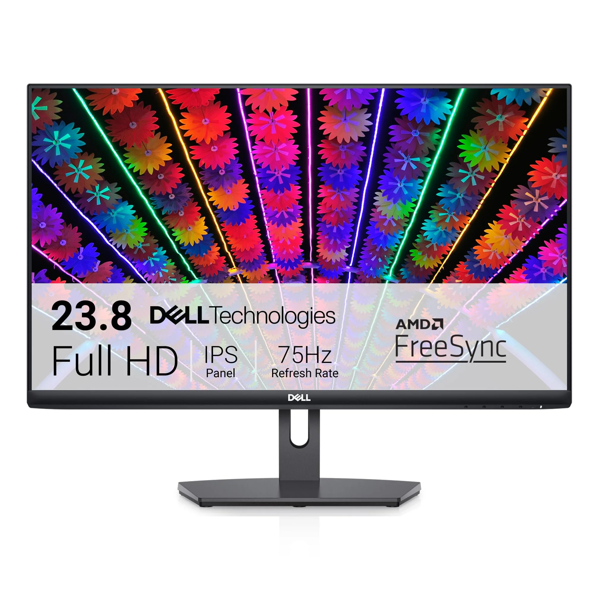 Dell S2421NX 24 Zoll Full HD (1920x1080) Monitor, 75Hz, IPS, 4ms, AMD FreeSync, Ultradünner Rahmen, 2x HDMI, 3 Jahre Garantie, Schwarz - Image 5
