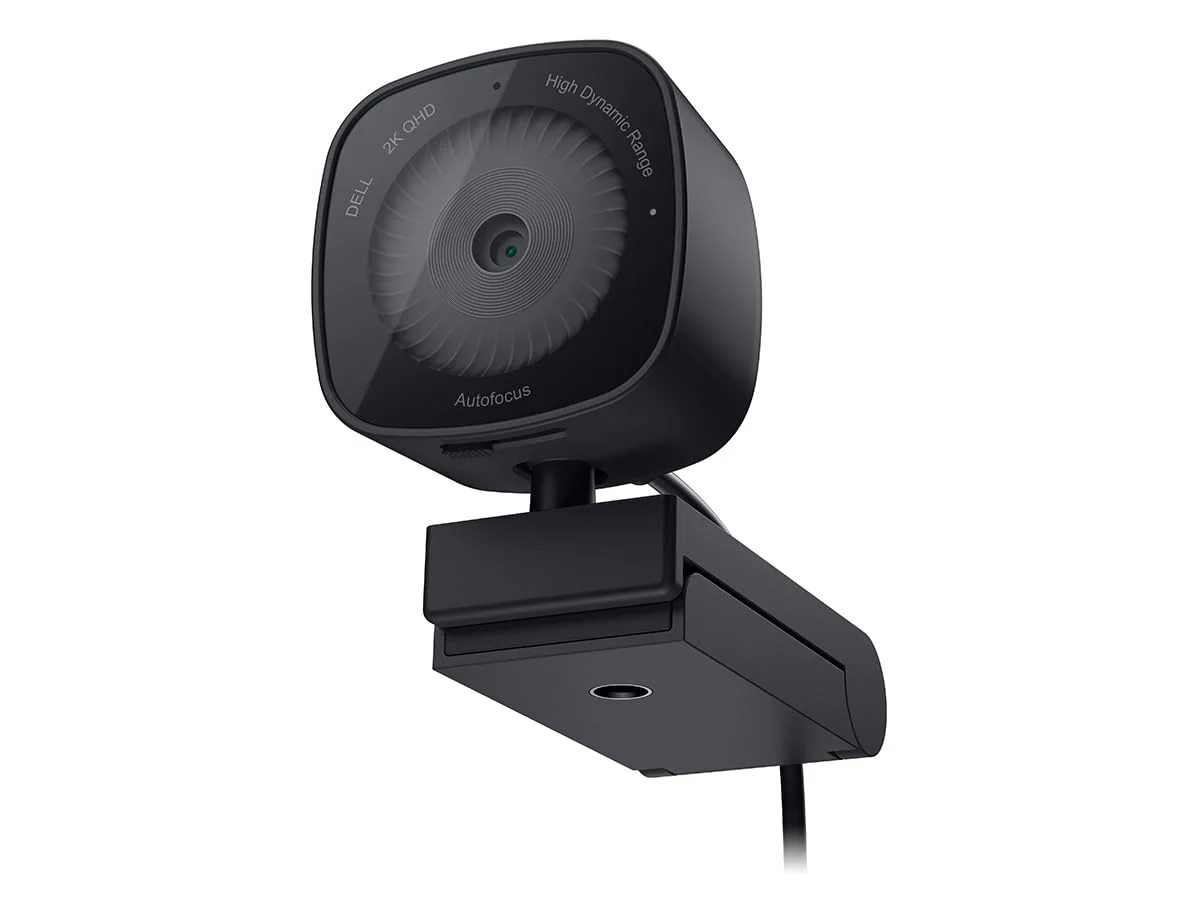 Dell Webcam WB3023-2K QHD/FHD/HD Auflösung, Sony Sensor, f2.0 Blende, Gesichtserkennung, Mikrofon mit Rauschunterdrückung, 2X HD Zoom, USB-A, Microsoft Teams/Zoom Zertifiziert - Schwarz - Image 3