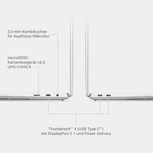 Dell XPS 13 9340 Laptop Evo, 13.4 Inch FHD+ 30–120 Hz Display, Intel Core Ultra 7, Arc Graphics, 32 GB RAM, 1 TB, Windows 11 Home, Fingerprint Reader, Backlit Keyboard German - Image 7
