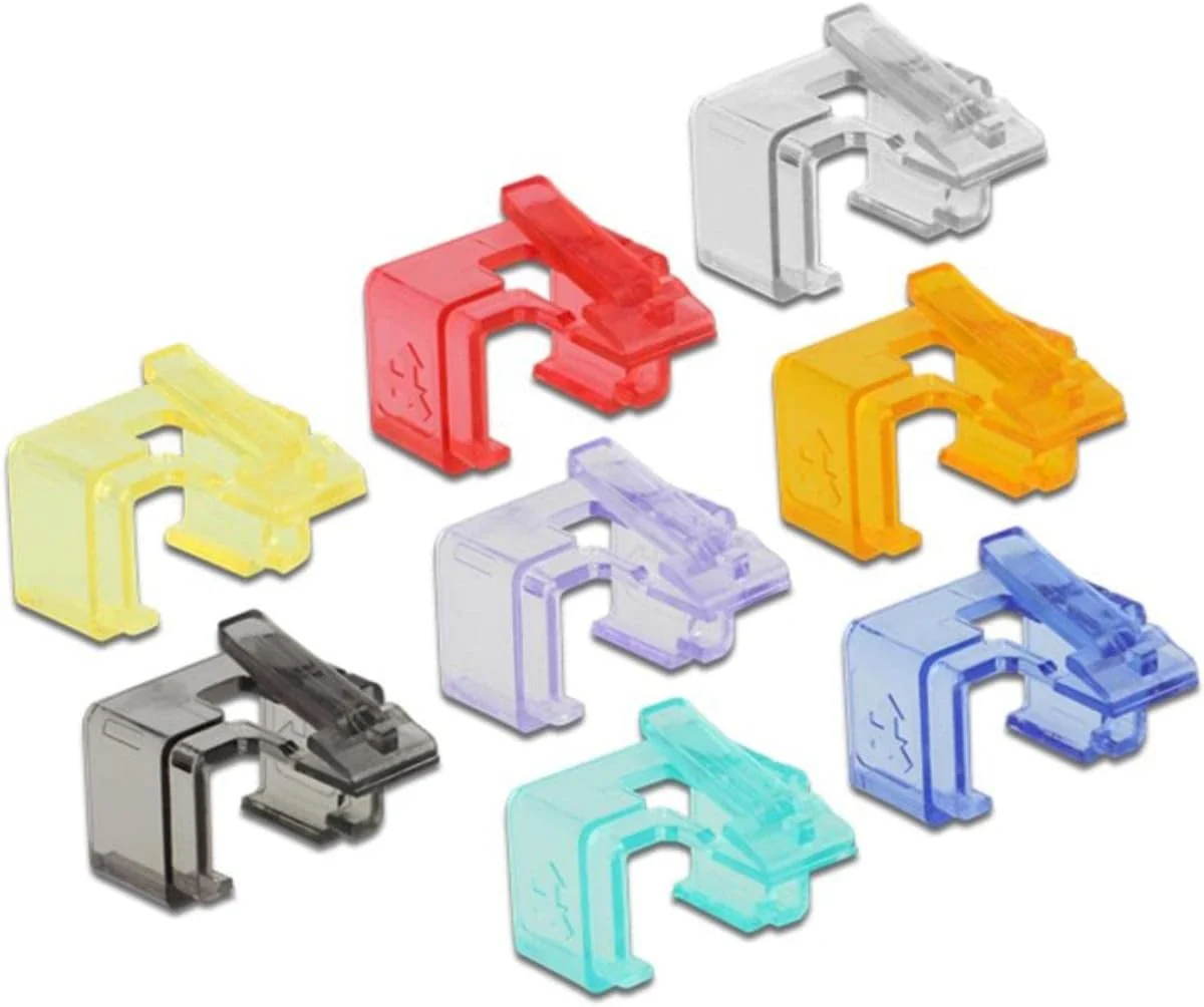 Delock 133059 RJ45 Reparatur Clip Starter Set 86420 16St, Multi, 16er Pack