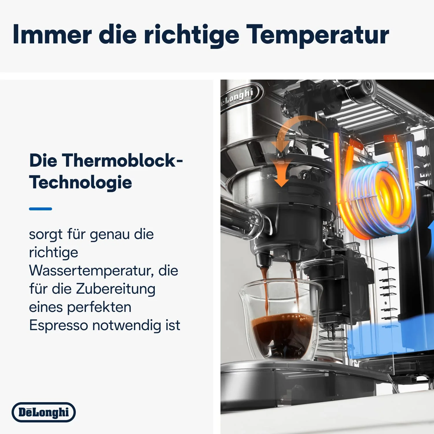 De'Longhi Dedica Style EC 685.W Espresso Siebträgermaschine, Espressomaschine mit Professioneller Milchschaumdüse, nur 15 cm breit, 1 Liter Wassertank, Vollmetallgehäuse, für E.S.E Pads geeignet, Weiß - Image 8