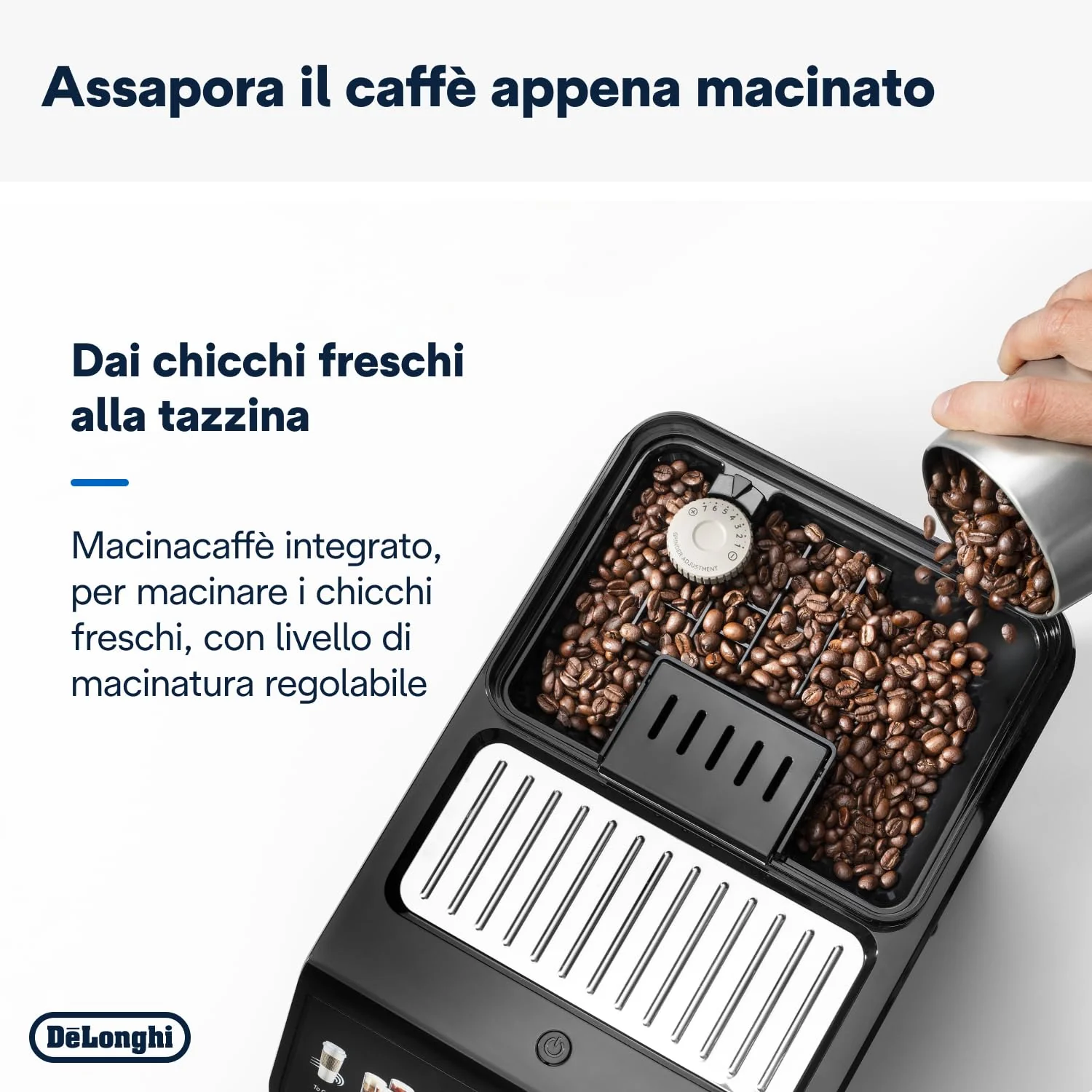 De'Longhi Eletta Explore Perfetto ECAM452.57.G Kaffeevollautomat mit LatteCrema Milchsystem & Philips AquaClean Kalk- und Wasserfilter für Espressomaschine, Kein Entkalken bis 5000 Tassen, Einzelpack - Image 3