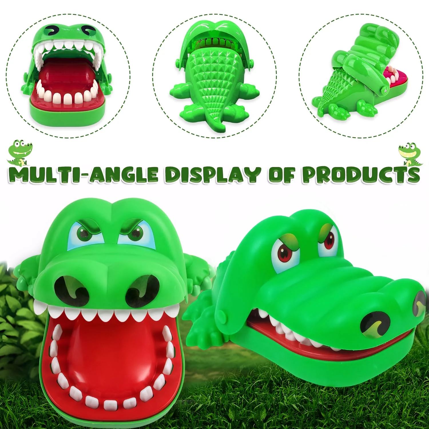Demarsen Krokodil Zähne - Kroko Doctor Spiel für Kinder ab 3 Jahre, Familienspiel, Partyspiel, Kinder Geschenk (Grün) - Image 6