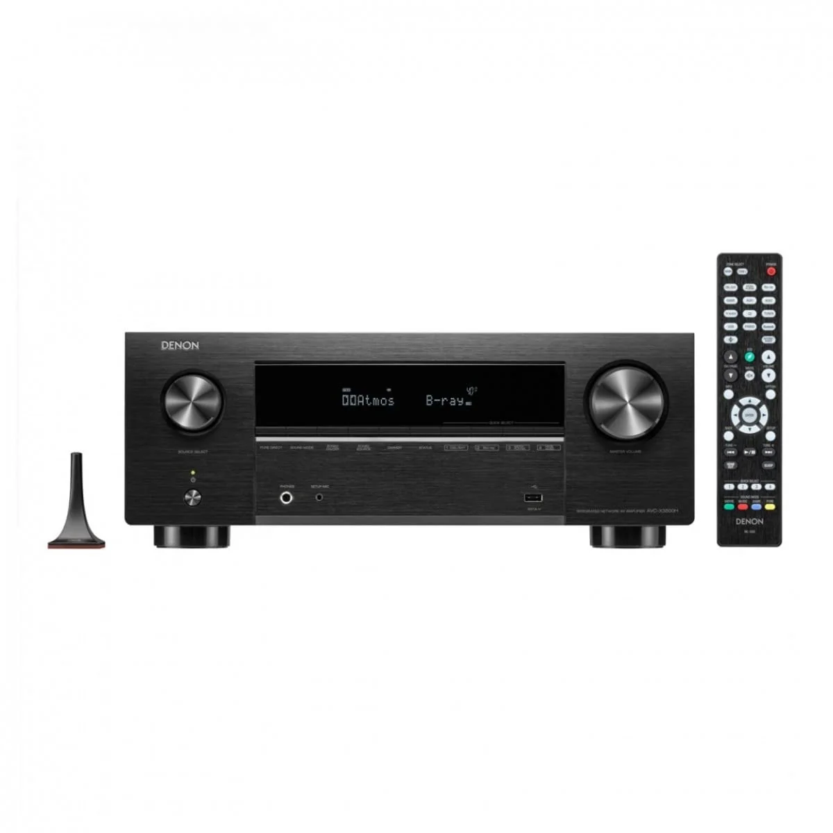 Denon AVC-X3800H 9.4-Kanal AV-Receiver, Verstärker mit Auro-3D, Dolby Atmos, DTS:X, 6 "8K-Eingänge und 3 Ausgängen, Bluetooth, AirPlay 2, HEOS-Multiroom, Alexa kompatibel, schwarz - Image 4
