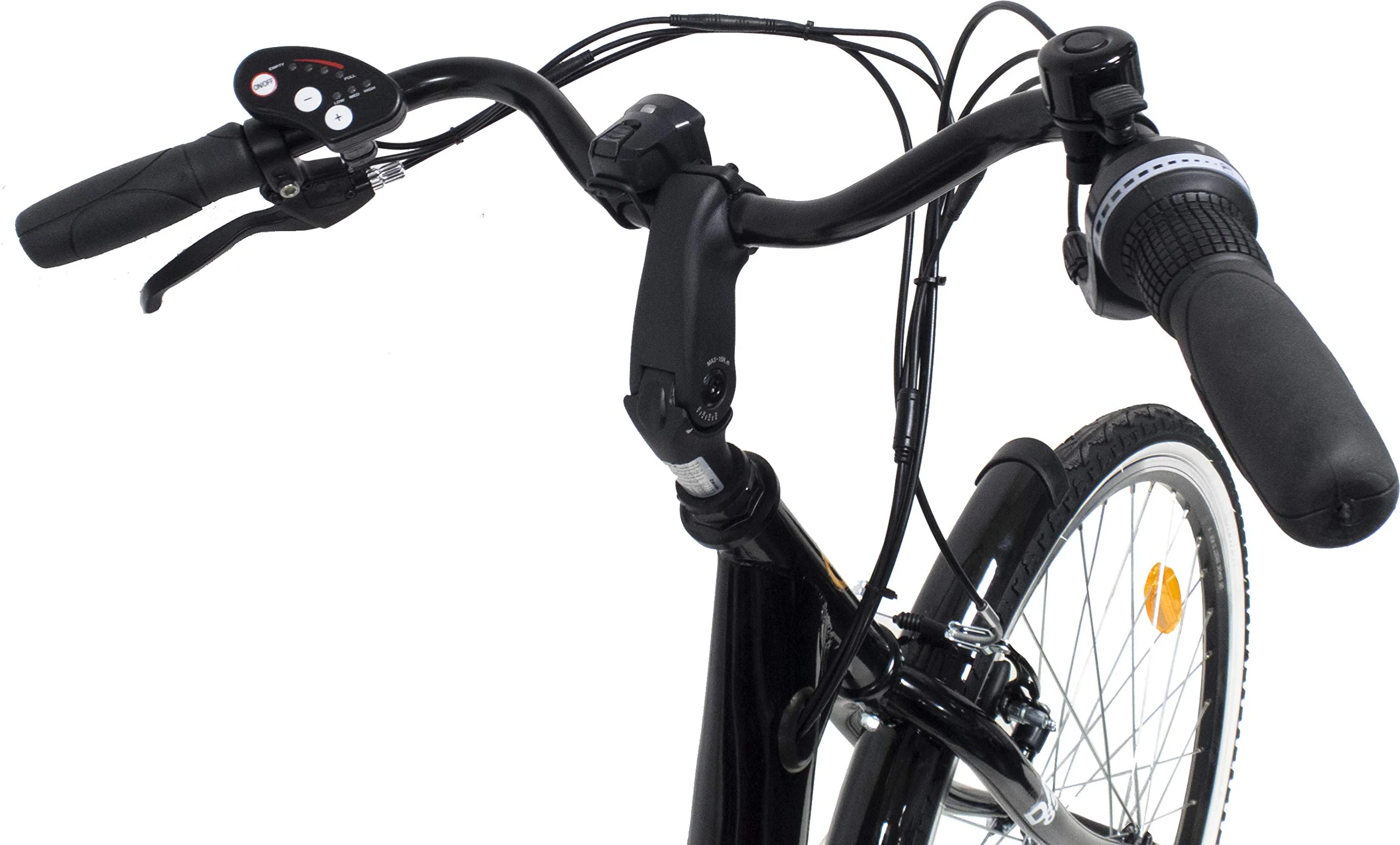 Denver Discovery E4000 E-Bike, City Bike mit 26 Zoll Rädern, Shimano 6-Gang-Schaltung für Damen, Schwarz - Image 2
