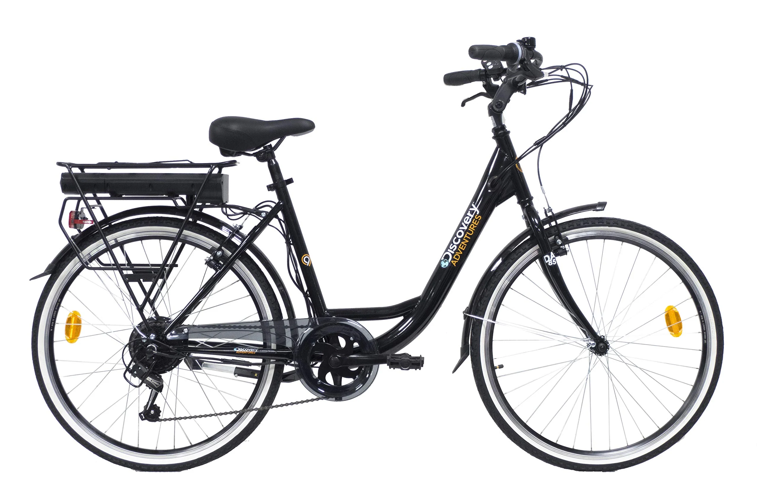 Denver Discovery E4000 E-Bike, City Bike mit 26 Zoll Rädern, Shimano 6-Gang-Schaltung für Damen, Schwarz - Image 6
