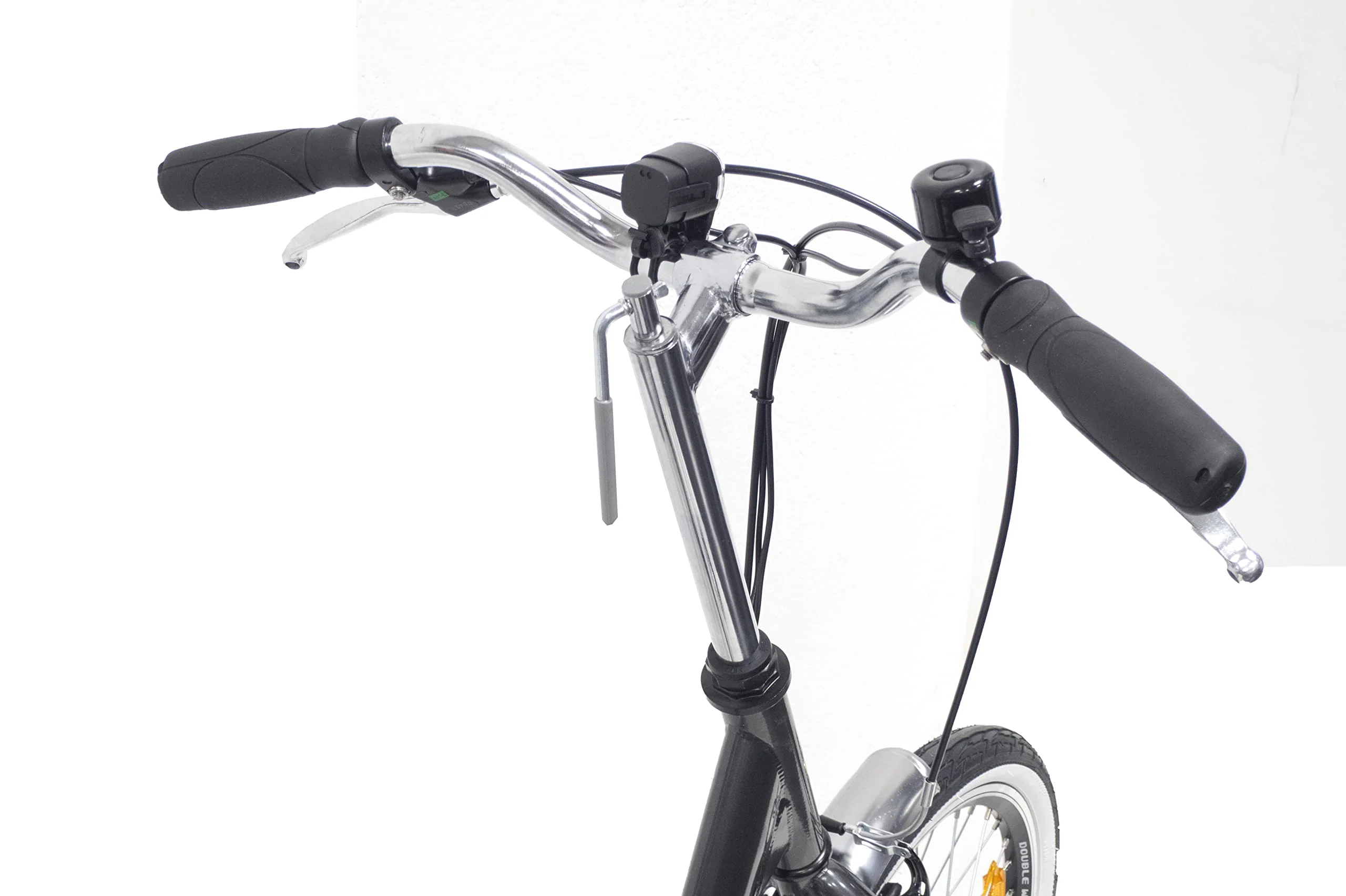 Denver Discovery Unisex – Erwachsene E1000 Rückwärtsmotor 24 V Elektrofahrrad Klapprad 20 Zoll Farbe Schwarz oder Anthrazitgrau, Dunkelgrau Metallic - Image 3
