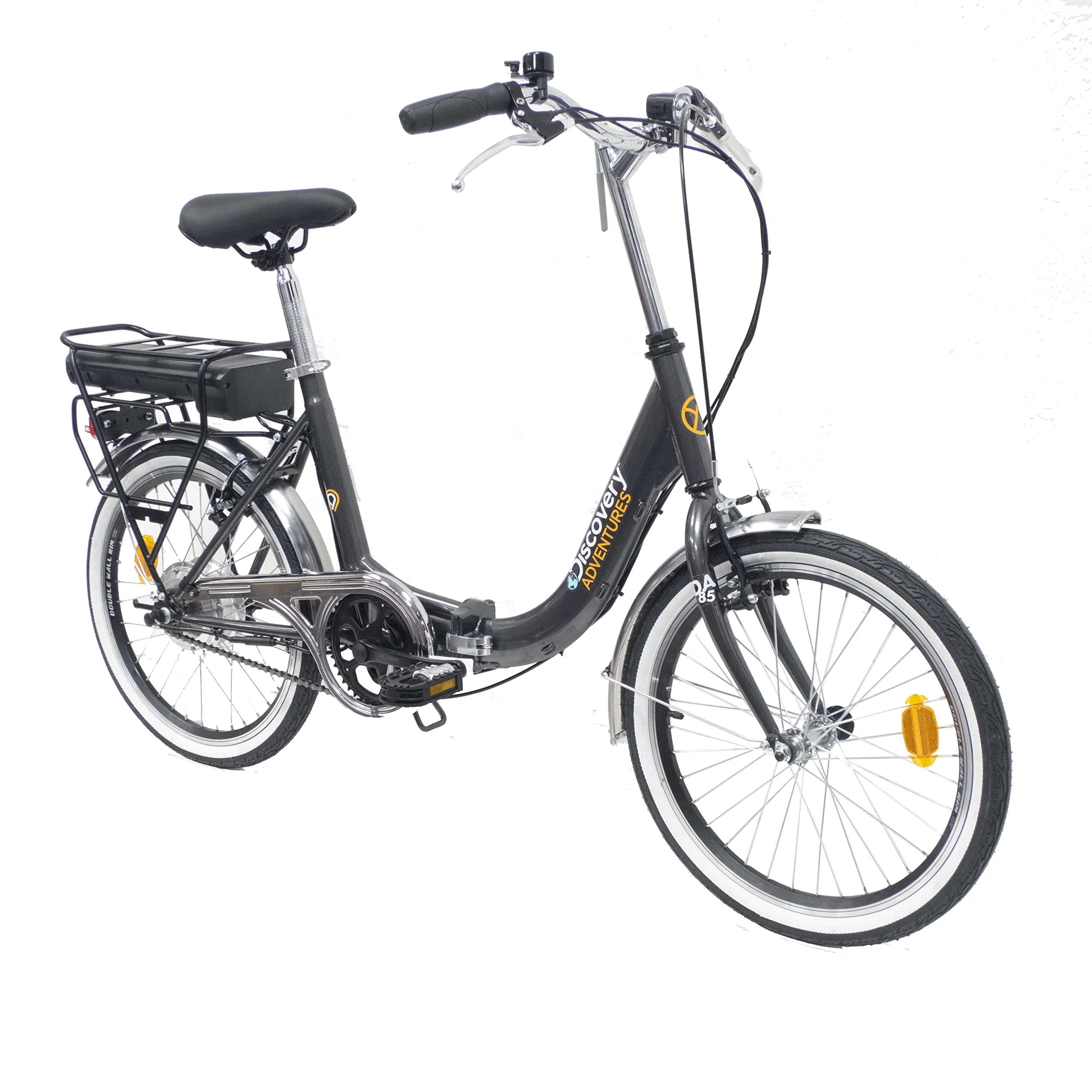 Denver Discovery Unisex – Erwachsene E1000 Rückwärtsmotor 24 V Elektrofahrrad Klapprad 20 Zoll Farbe Schwarz oder Anthrazitgrau, Dunkelgrau Metallic - Image 5