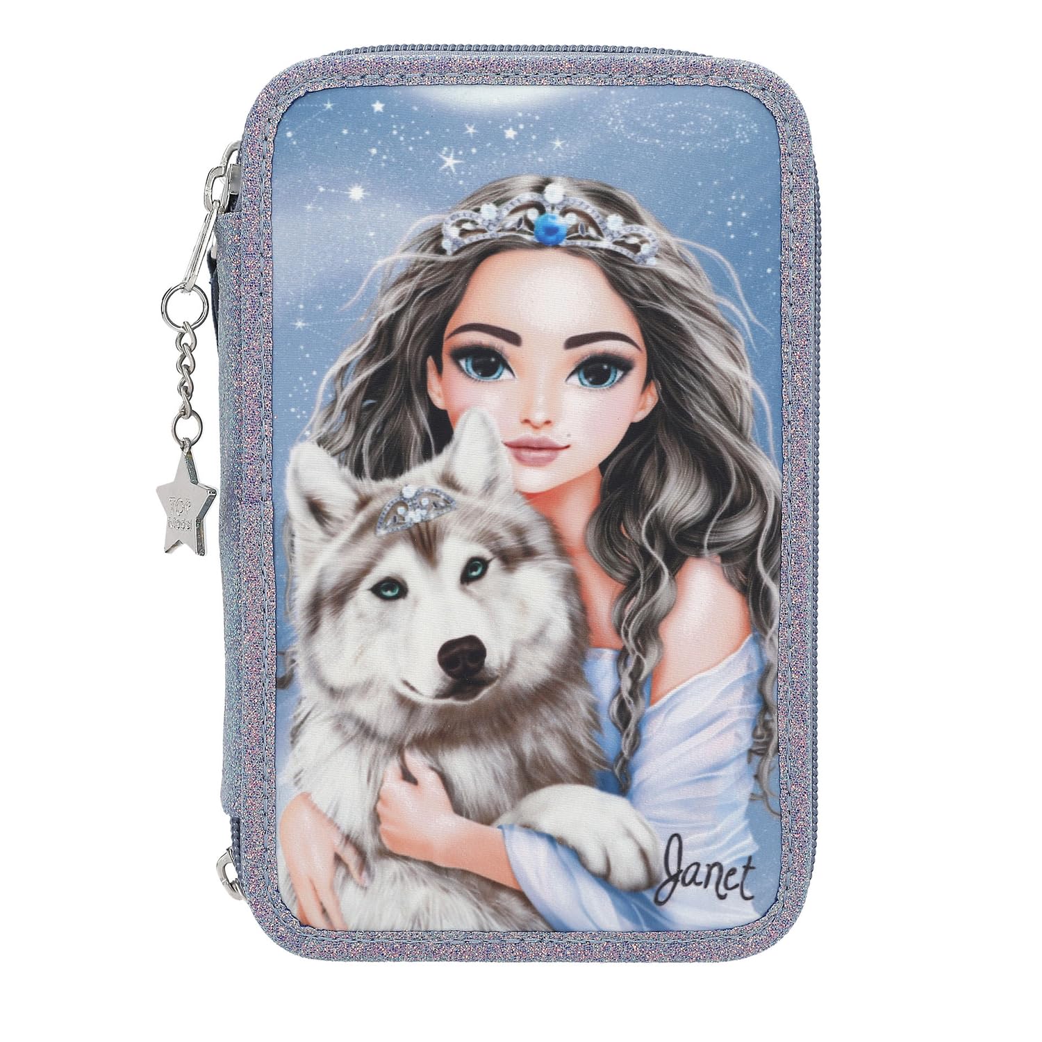 Depesche 13149 TOPModel 3 Fach Federtasche WOLF