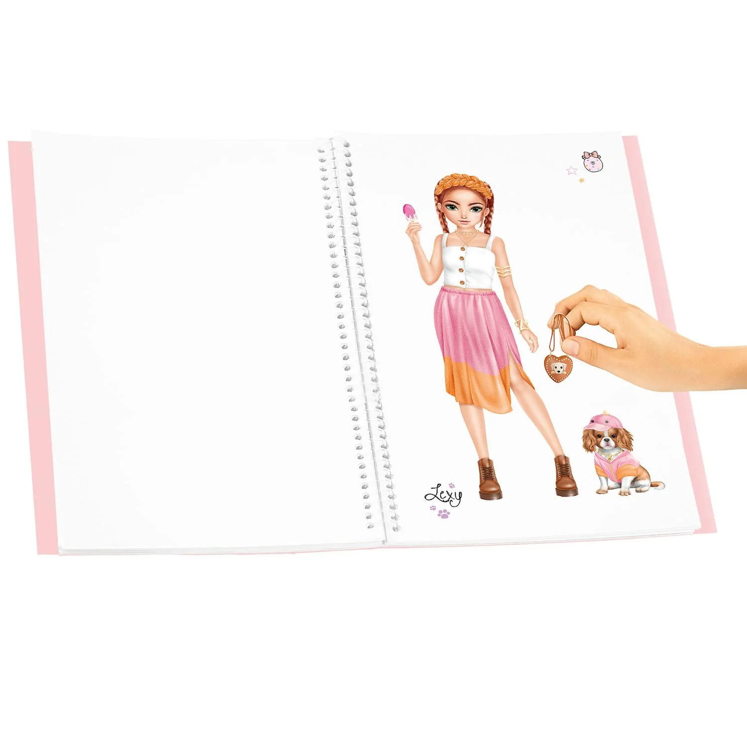 Depesche 13486 TOPModel Dress Me Up - Stickerbuch mit 20 Seiten vorgedruckter Model Motive zum Selbstgestalten, inkl. 7 Stickerbogen - Image 2