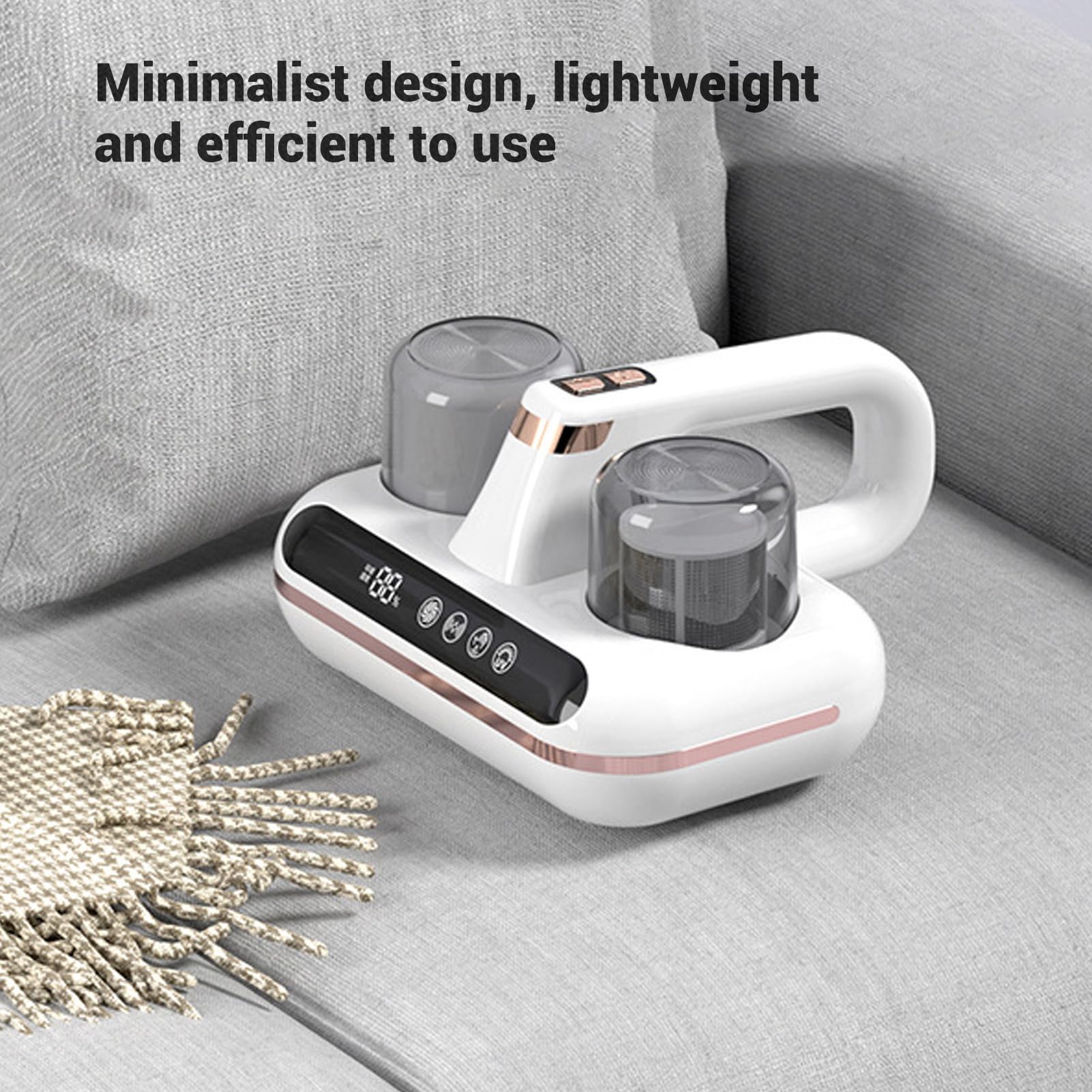 Depisuta Matratzen-Staubsauger, 16 KPa Starker Saugbett-Staubsauger mit 4 Waschbaren Ersatzfiltern, Handstaubsauger für Matratze, Kissen, Sofa-Reinigung, Tierhaare - Image 2