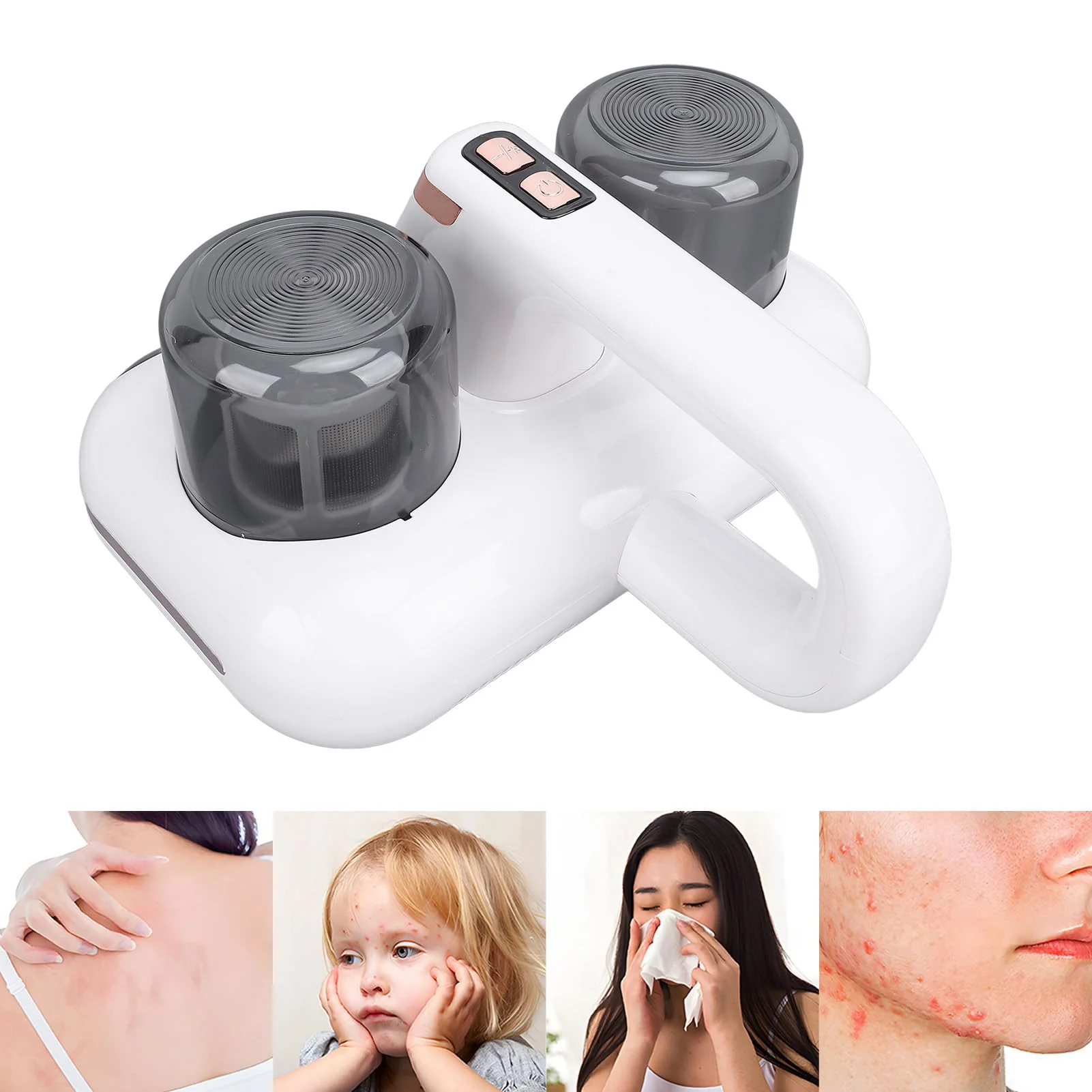 Depisuta Matratzen-Staubsauger, 16 KPa Starker Saugbett-Staubsauger mit 4 Waschbaren Ersatzfiltern, Handstaubsauger für Matratze, Kissen, Sofa-Reinigung, Tierhaare - Image 9