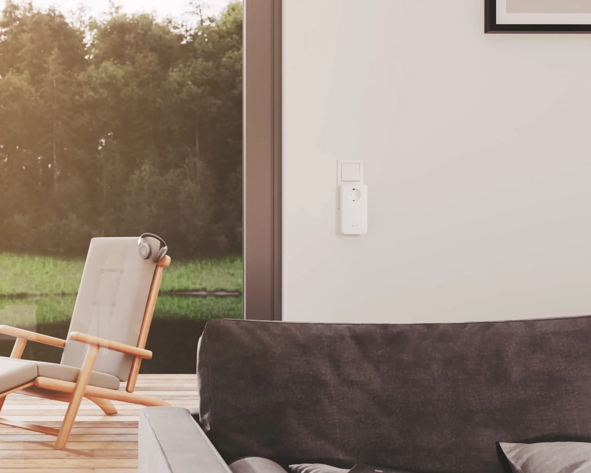 devolo 9383 WLAN Powerline Adapter, dLAN 1200+ WiFi ac Erweiterungsadapter -bis zu 1.200 Mbit/s, Mesh WLAN, WLAN Steckdose, 2x Gigabit LAN Anschluss, weiß - Image 6