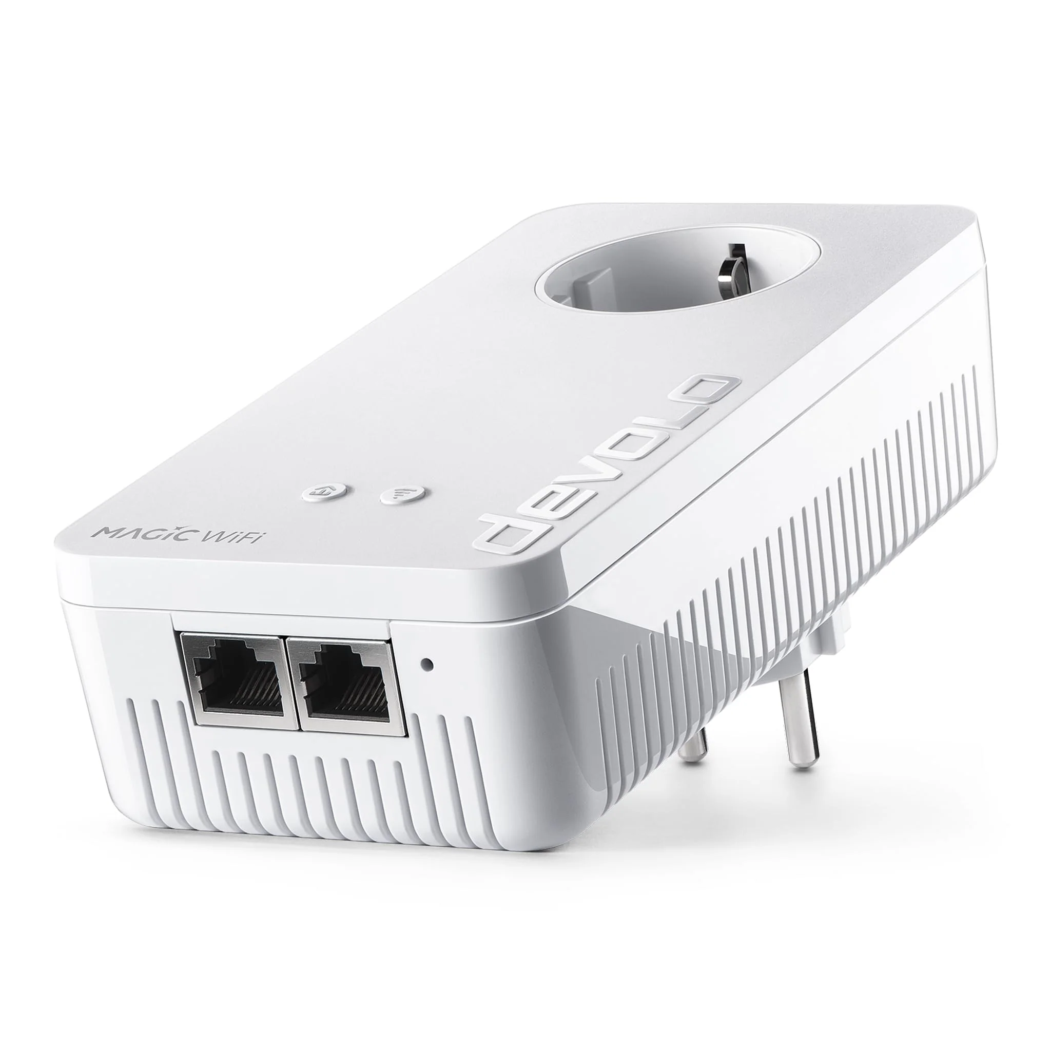 devolo Magic 1 WiFi Erweiterungsadapter, WLAN Powerline Adapter, bis zu 1.200 Mbit/s, Mesh WLAN, WLAN Steckdose, 2x LAN Anschluss, dLAN 2.0, weiß - Image 6