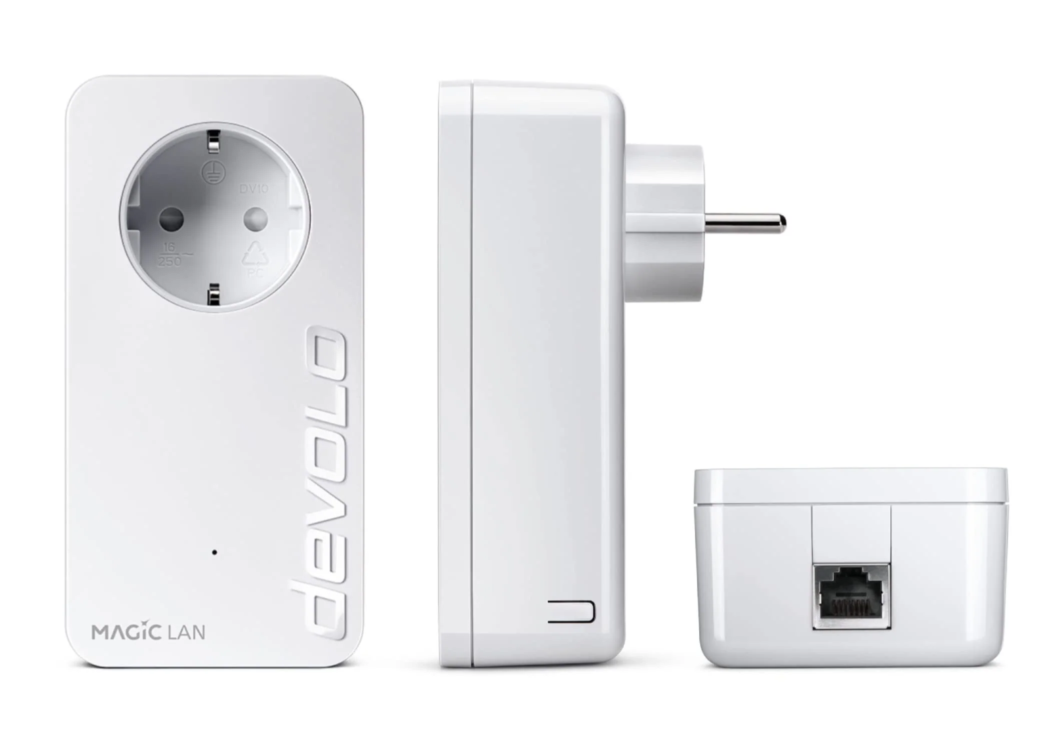 devolo Magic 2 LAN Starter Kit, LAN Powerline Adapter, bis zu 2.400 Mbit/s, 1x Gigabit LAN Anschluss, ideal für Homeoffice, dLAN 2.0, weiß - Image 5