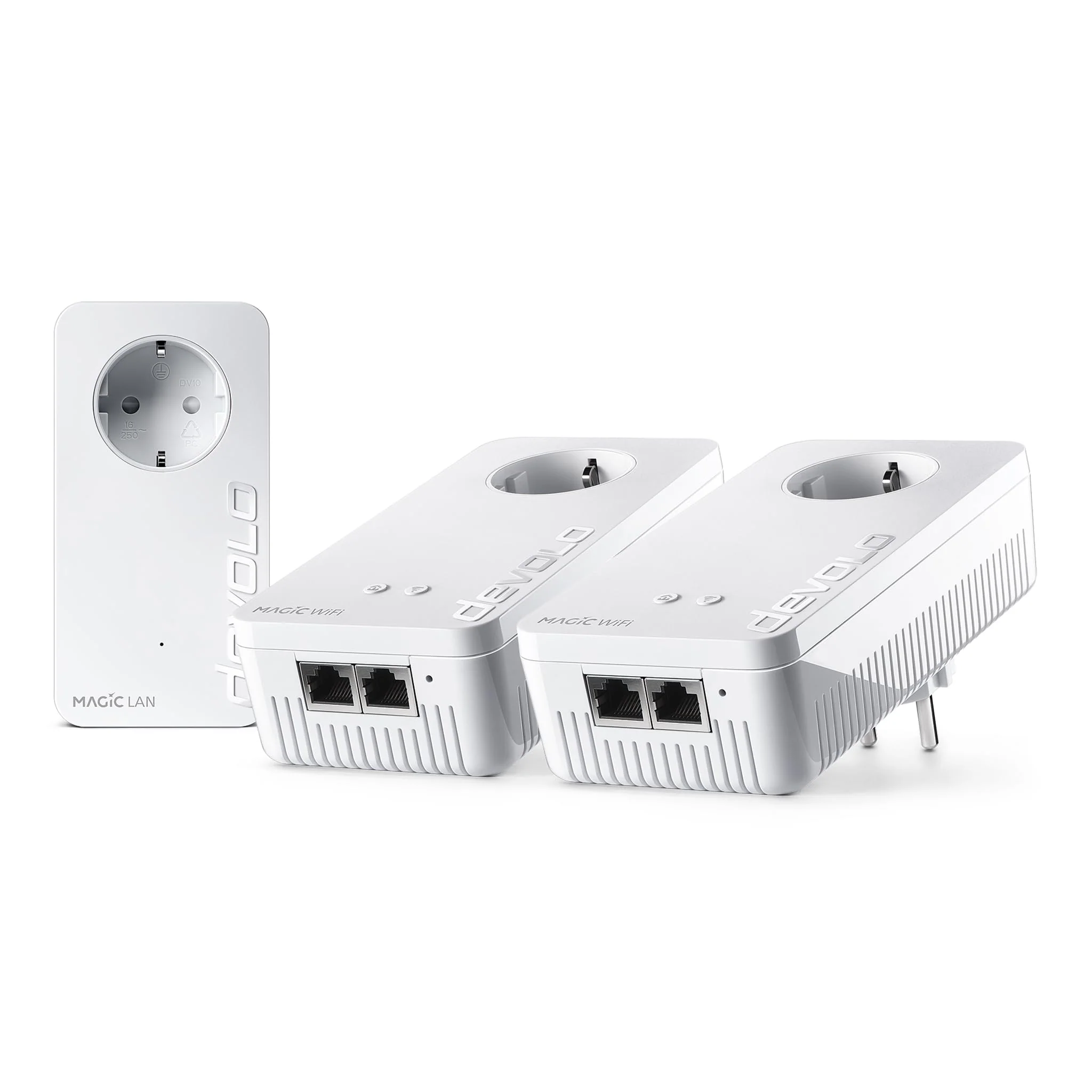 devolo Magic 2 WiFi 6 Multiroom Kit, WLAN Powerline Adapter, bis zu 2.400 Mbit/s, Mesh WLAN Steckdose, 2x Gigabit LAN, Access Point, dLAN 2.0, weiß - Image 8