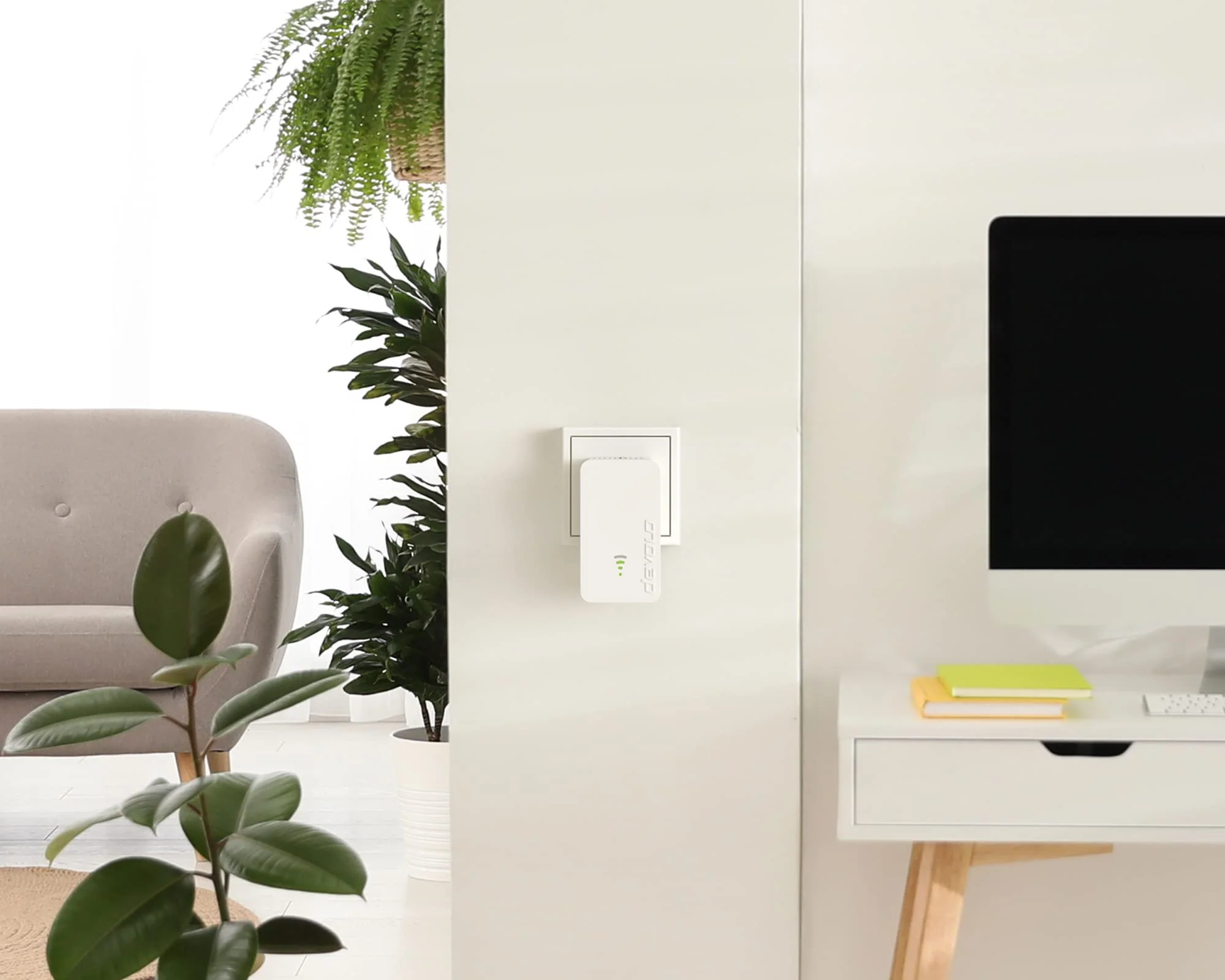 devolo WiFi 5 Repeater 1200, WLAN Repeater, bis zu 1.200 Mbit/s, WLAN Verstärker, Access Point, WiFi Extender, 1x LAN Anschluss, weiß - Image 6