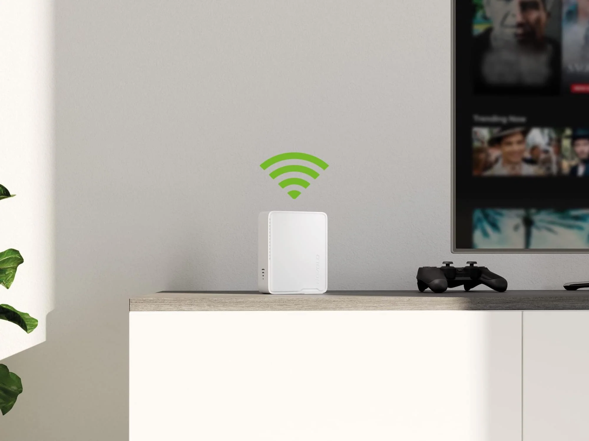 devolo WiFi 6 Repeater 5400, WLAN Repeater, bis zu 5.400 Mbit/s, Mesh WLAN Verstärker, Access Point, WiFi Extender, 2x Gigabit LAN Anschluss, weiß - Image 4