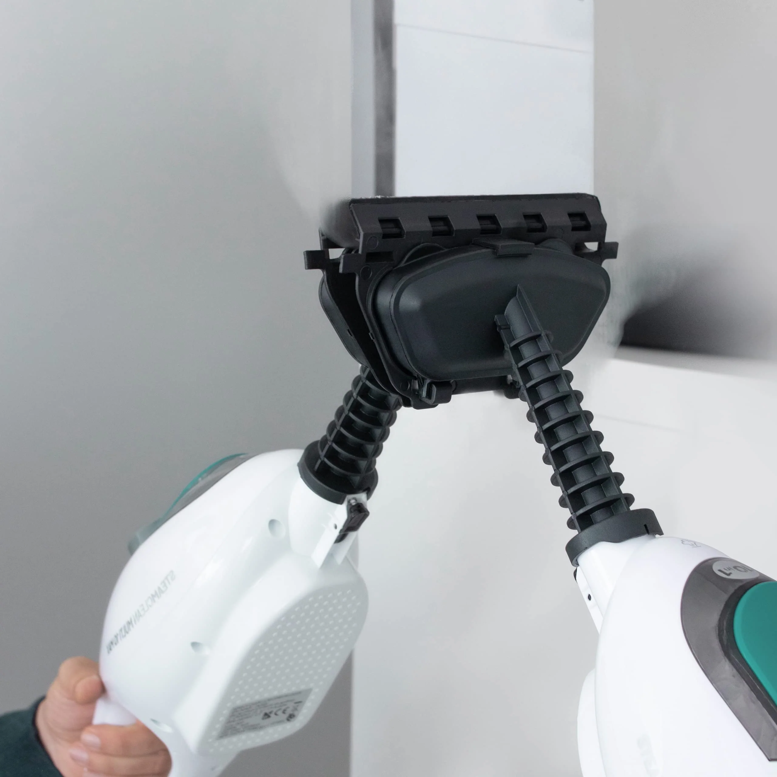 Di4 Dampfreiniger Steamclean Multifunktion 10 in 1, 1500W, Reiniger Handgerät und Dampfmop, Düsen und Mikrofaserbezug, für alle Böden, ideal für Teppich, ECO-Reinigung, Amazon-Exklusiv - Image 6
