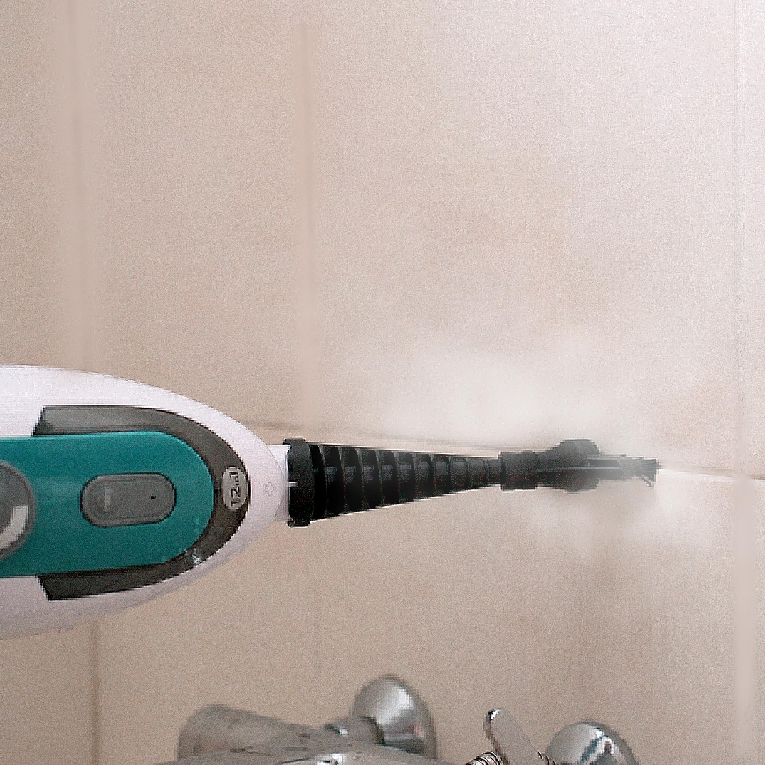 Di4 SteamClean Multi 12 ProMax, Dampfreiniger Für Alles Multifunktions 12 in 1, Dampfreiniger Boden 1500 W, Entfernt 99,9% der Viren und Bakterien, ECO Steam Mop ohne Reinigungsmittel - Image 4