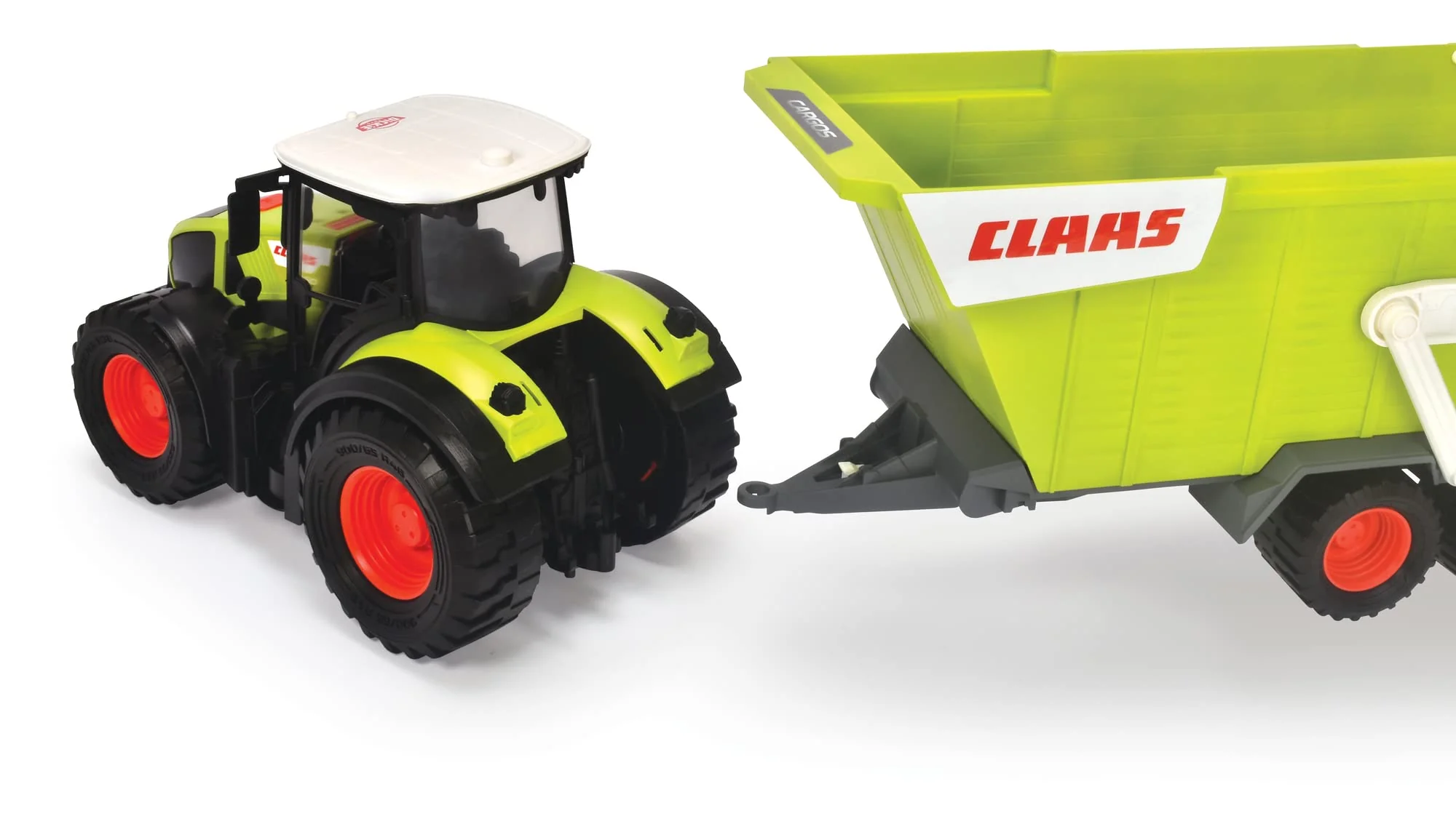 Dickie Toys CLAAS Traktor mit Anhänger (64 cm) - Traktor Spielzeug ab 3 Jahren mit Freilauf, Licht & Sound, Kippfunktion & Heckklappe - Bauernhof Spielzeug für Kinder, inkl. Batterien - 203739004 - Image 6