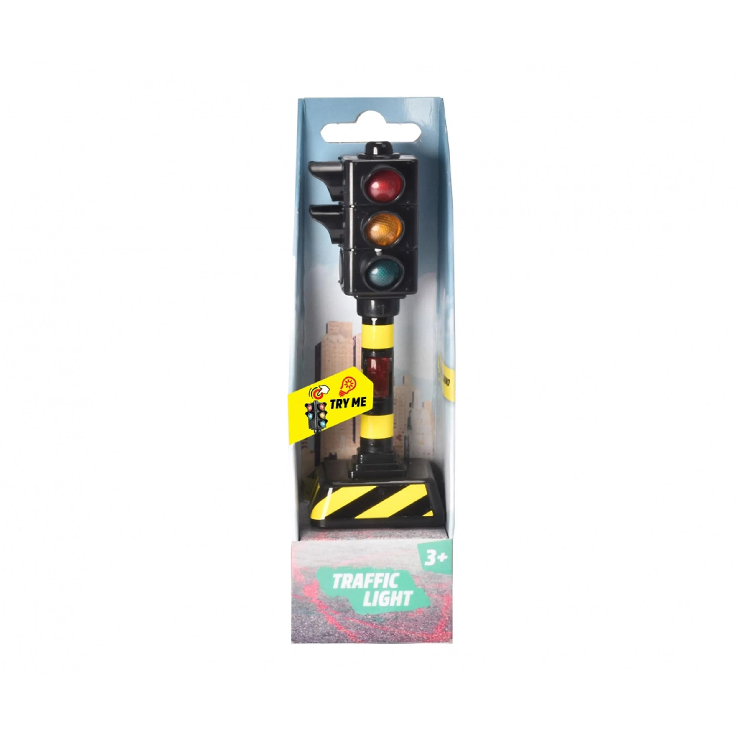 Dickie Toys - Spielzeug-Ampel - batteriebetriebene Verkehrsampel für Kinder mit automatischem Lichtwechsel, Spielampel, 203341034, Schwarz - Image 2
